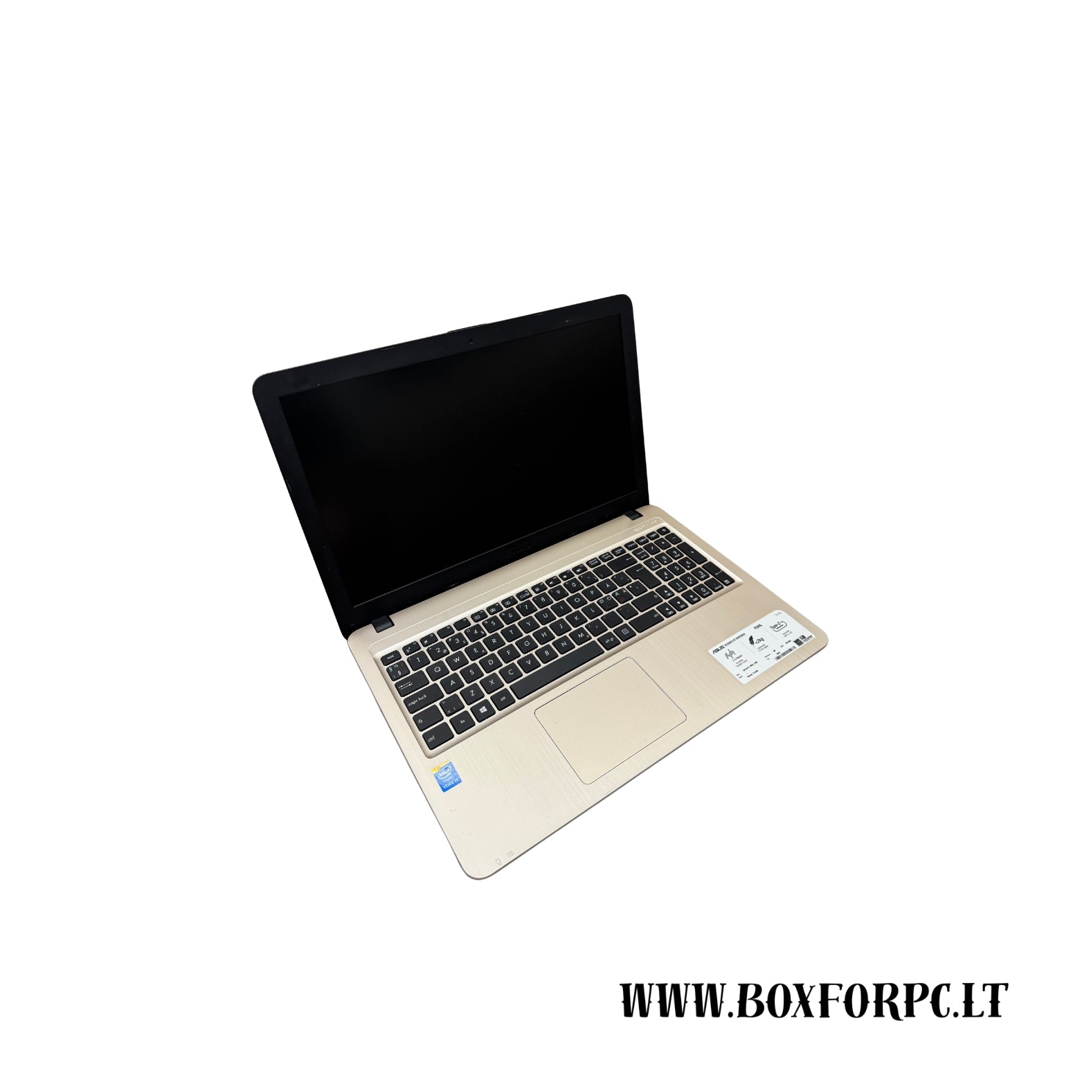 Asus F540L | i3 5-os kartos | 8 GB RAM | 256 GB SSD | Windows 10 | Namų / Biuro klasės nešiojamas kompiuteris