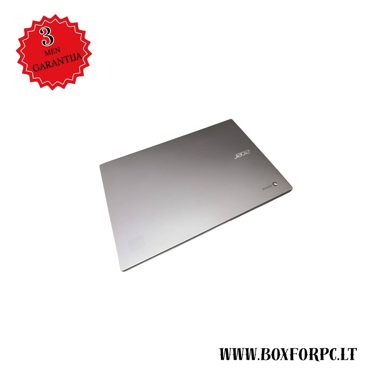 Acer Chromebook 715 uždarytas nešiojamas kompiuteris, aliuminio korpusas, atnaujintas