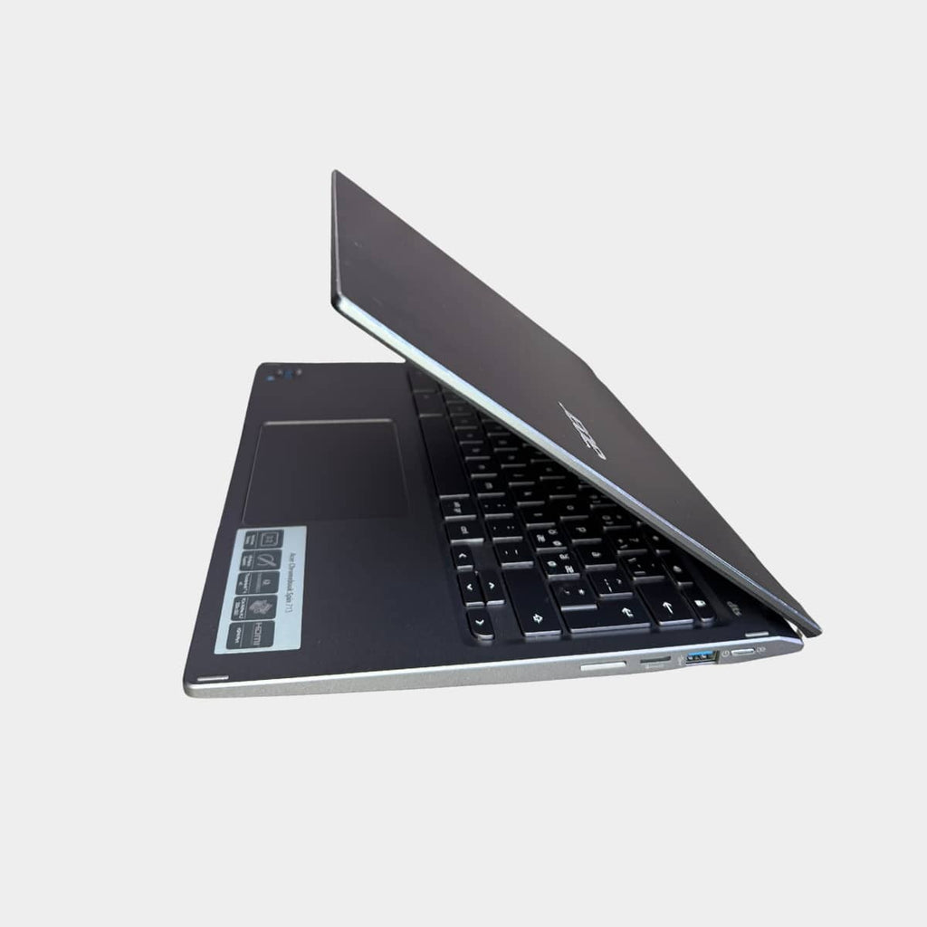 Acer Chromebook Spin 713 dešinė pusė, USB ir audio jungtys
