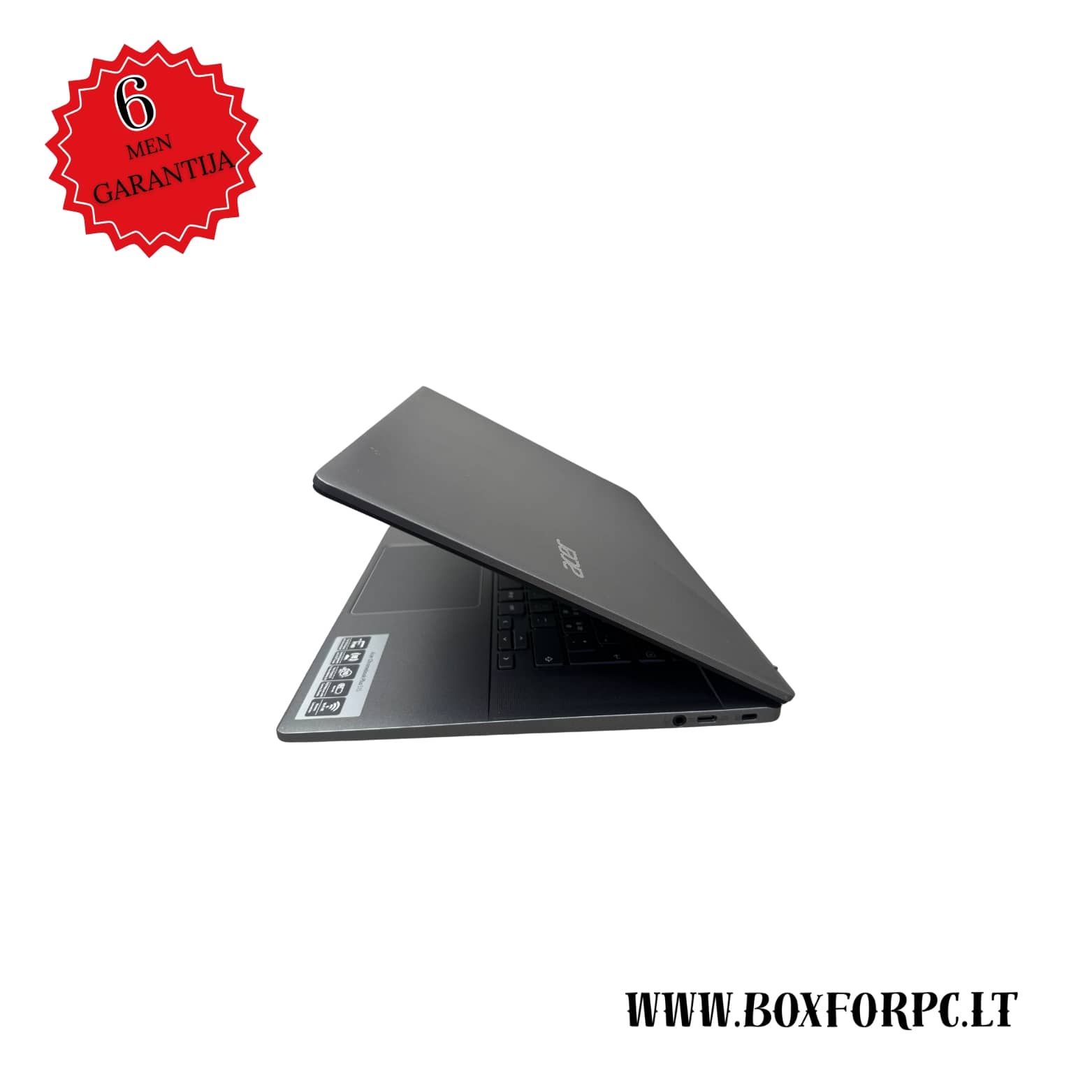 Acer Chromebook Plus 515 CB515-2H-58YM | i5 12-os kartos | 8GB RAM | 256GB SSD | 15.6" Full HD | Naudotas (atnaujintas)