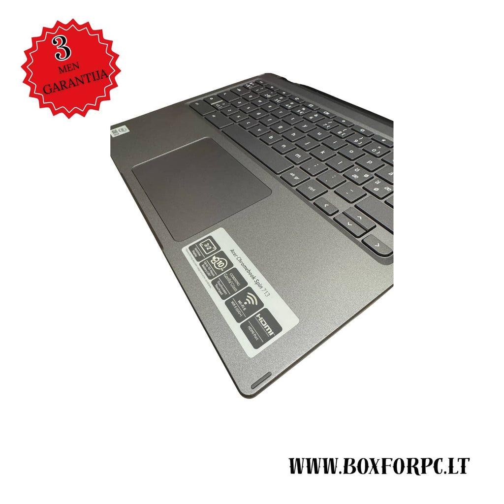 Acer Chromebook Spin 713 CP713-2W-30MC | i3 10-os kartos | 8GB RAM | 128GB SSD | Universalus nešiojamas kompiuteris
