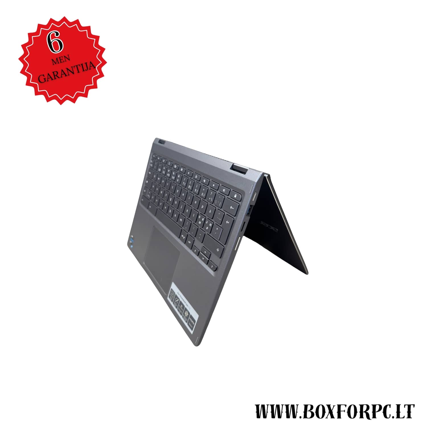 Acer Chromebook Spin 713 CP713-3W-5969 | i5 | 8GB RAM | 256GB SSD | Premium klasės Chromebook 2-in-1