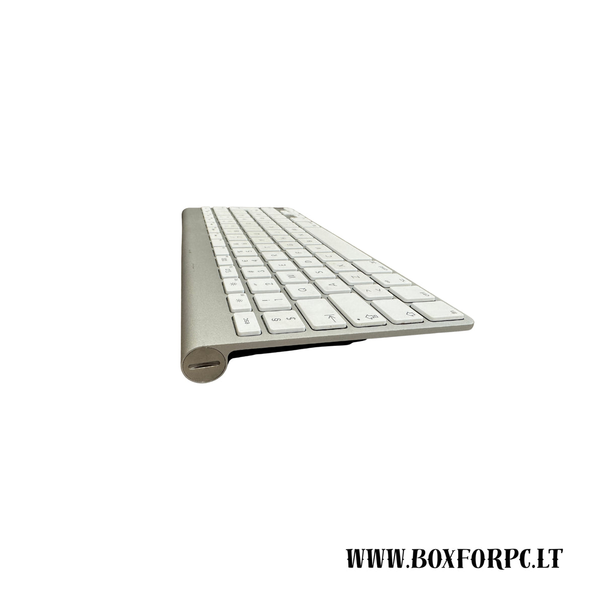 Apple A1314 Bluetooth klaviatūra dešinė pusė, aliuminio dizainas