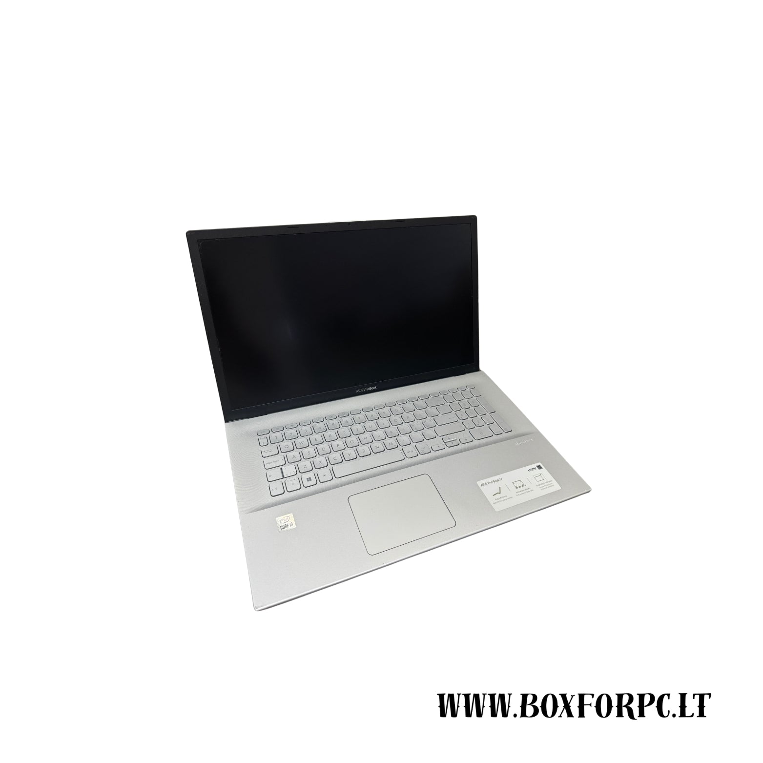 Asus VivoBook 17 F712J | Intel Core i3 | 12GB RAM | 256GB SSD | Kasdienio naudojimo nešiojamas kompiuteris