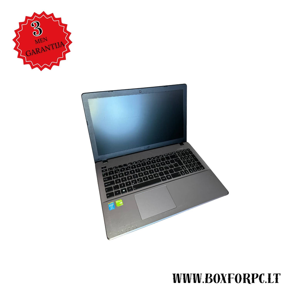 Asus X550LB nešiojamas kompiuteris atidarytas, 15.6 colių ekranas, Intel Core i5-4200U, 12GB RAM, 128GB SSD