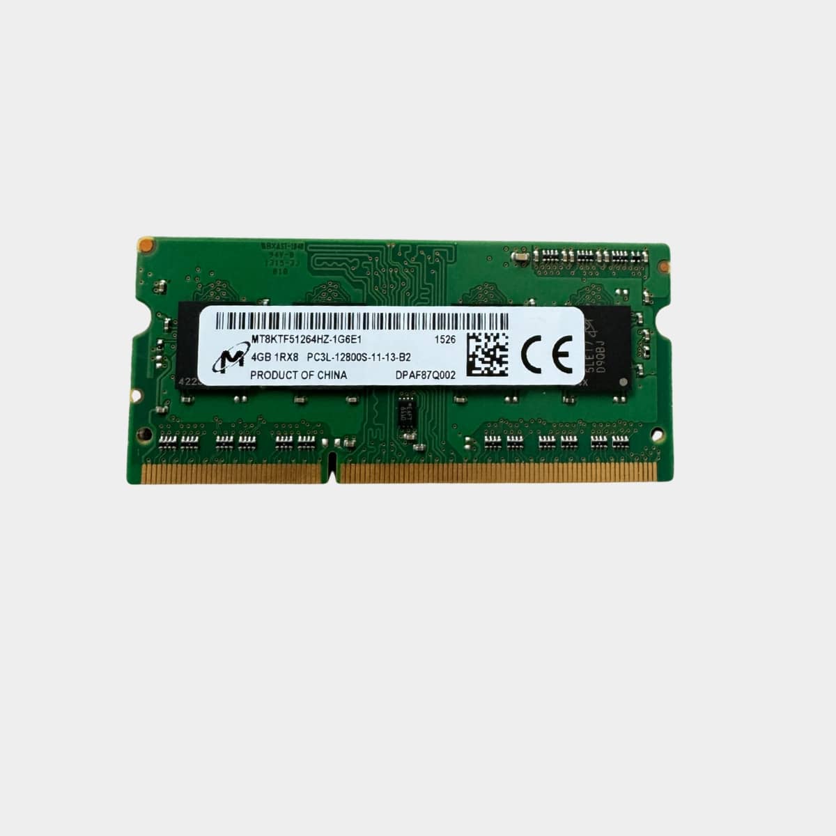 Kingston nešiojamo kompiuterio RAM 4GB DDR3 1600 MHz modulis