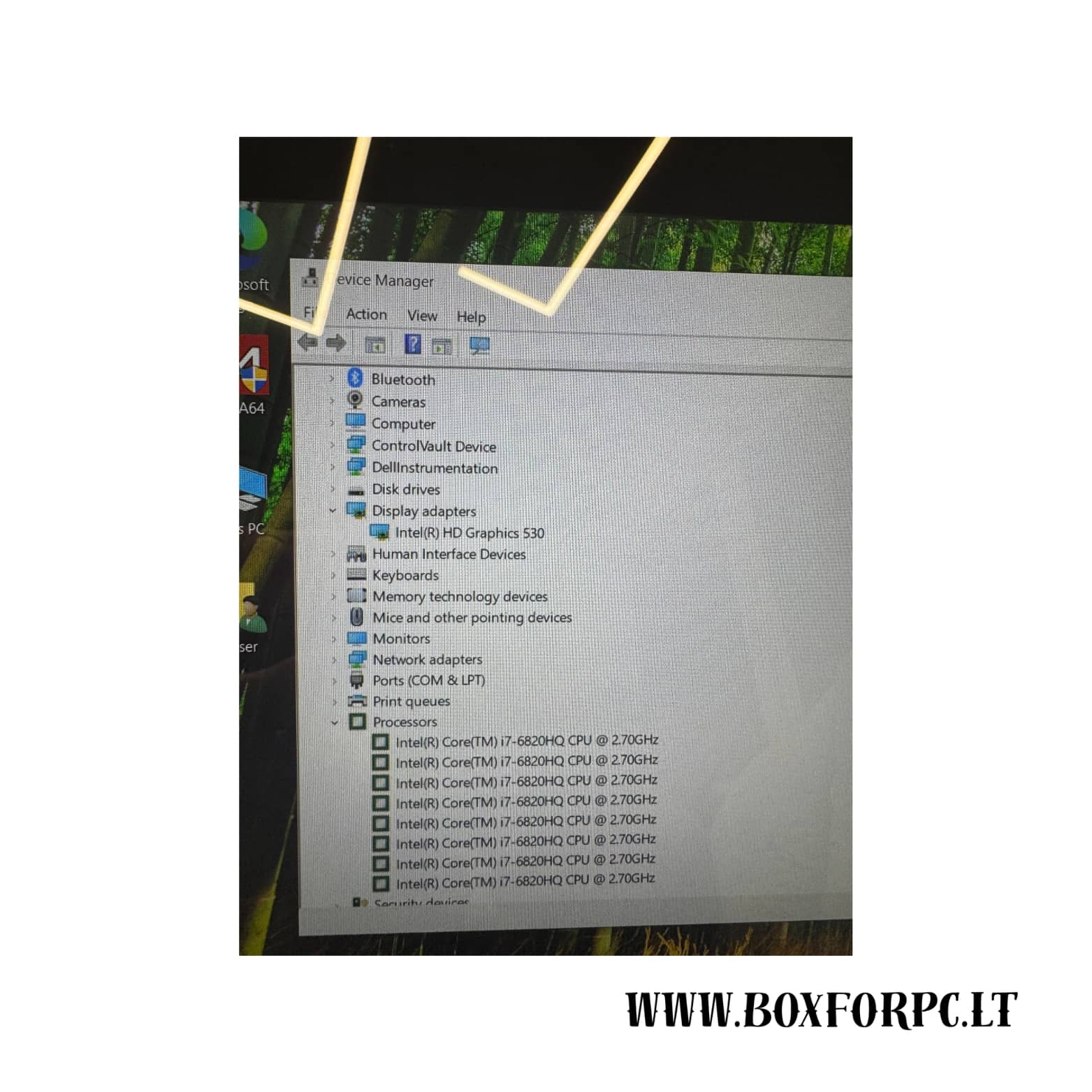 Dell Precision 7510 | i7-6820HQ | 8 ГБ ОЗУ | С ДЕФЕКТОМ