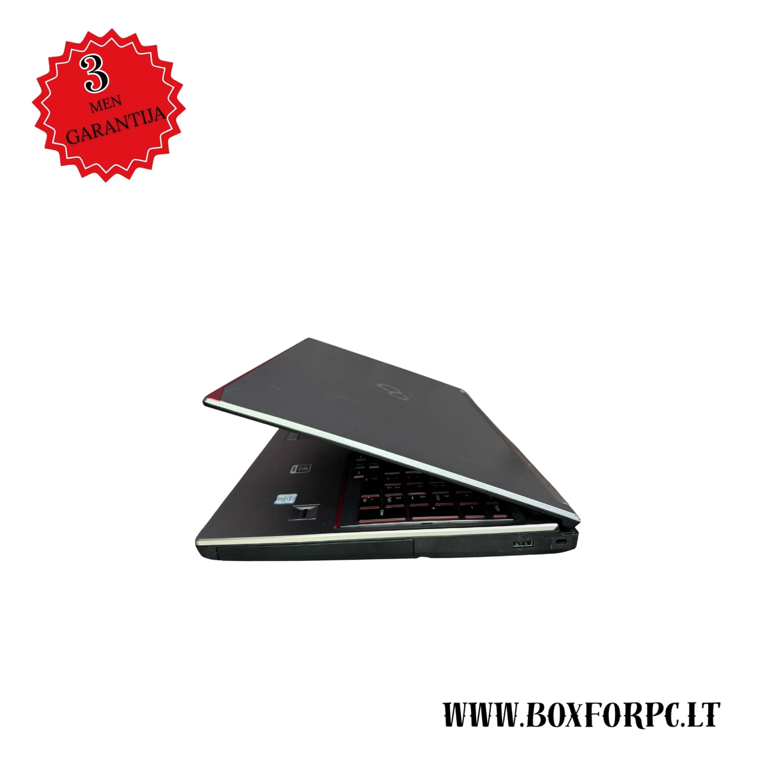 Fujitsu Celsius H760 kairė pusė, USB 