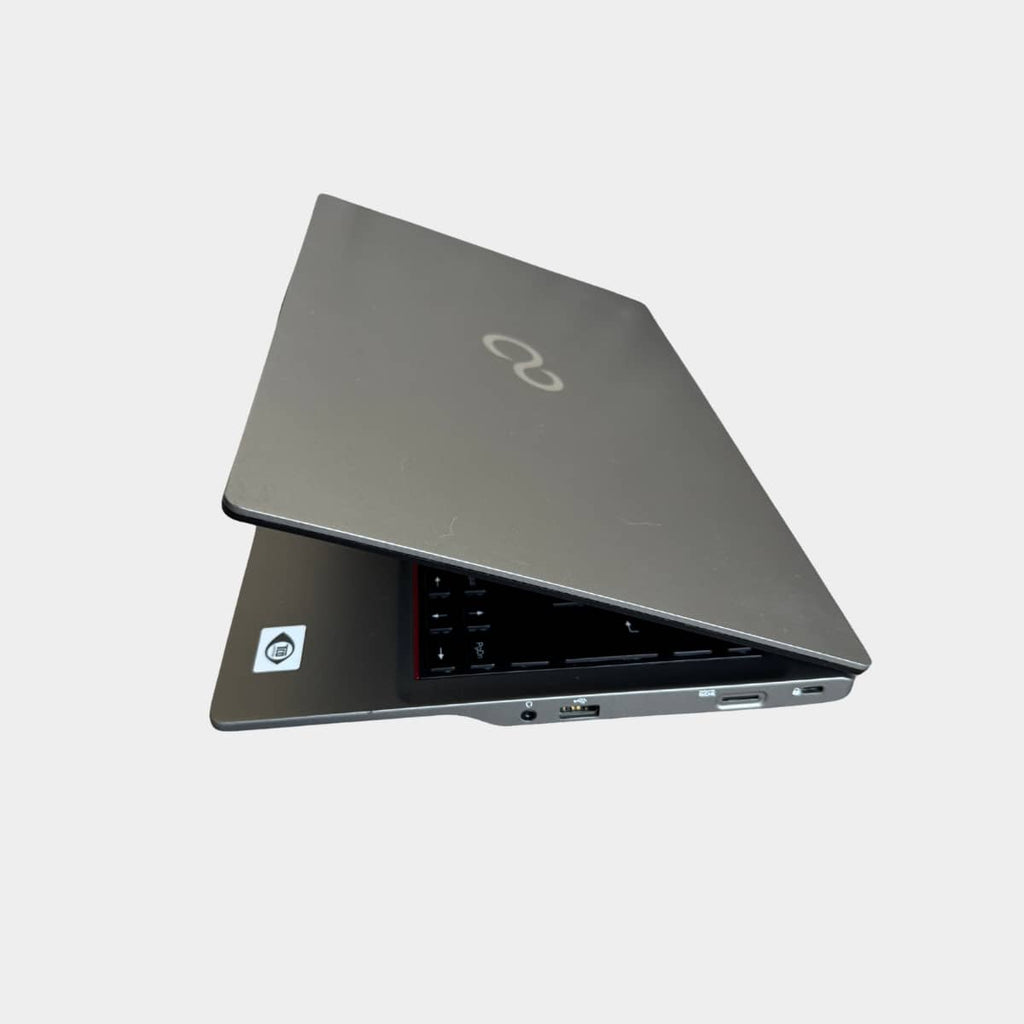 Fujitsu LifeBook U7411 pasuktas i kaire