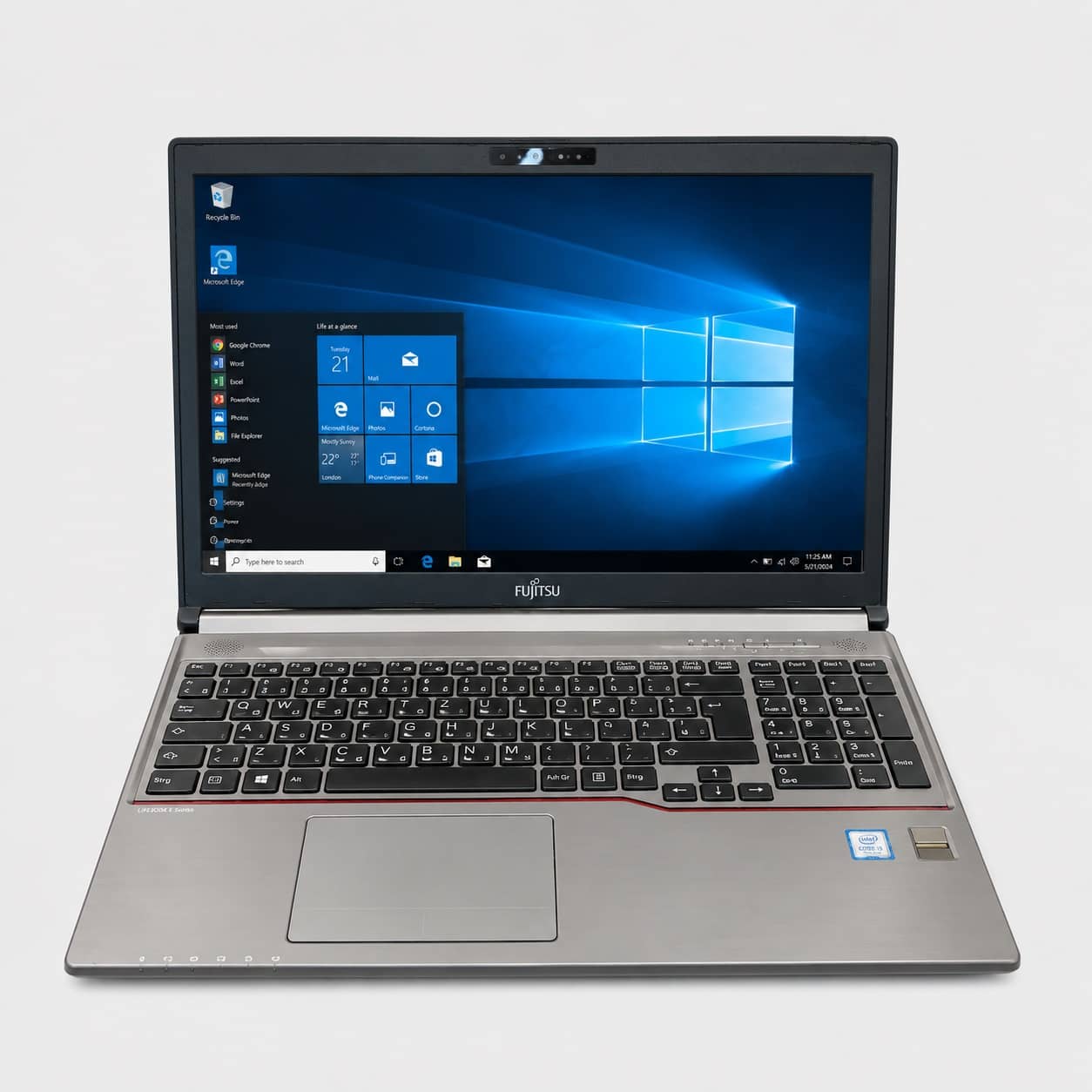 Fujitsu Lifebook E756 atidaritas