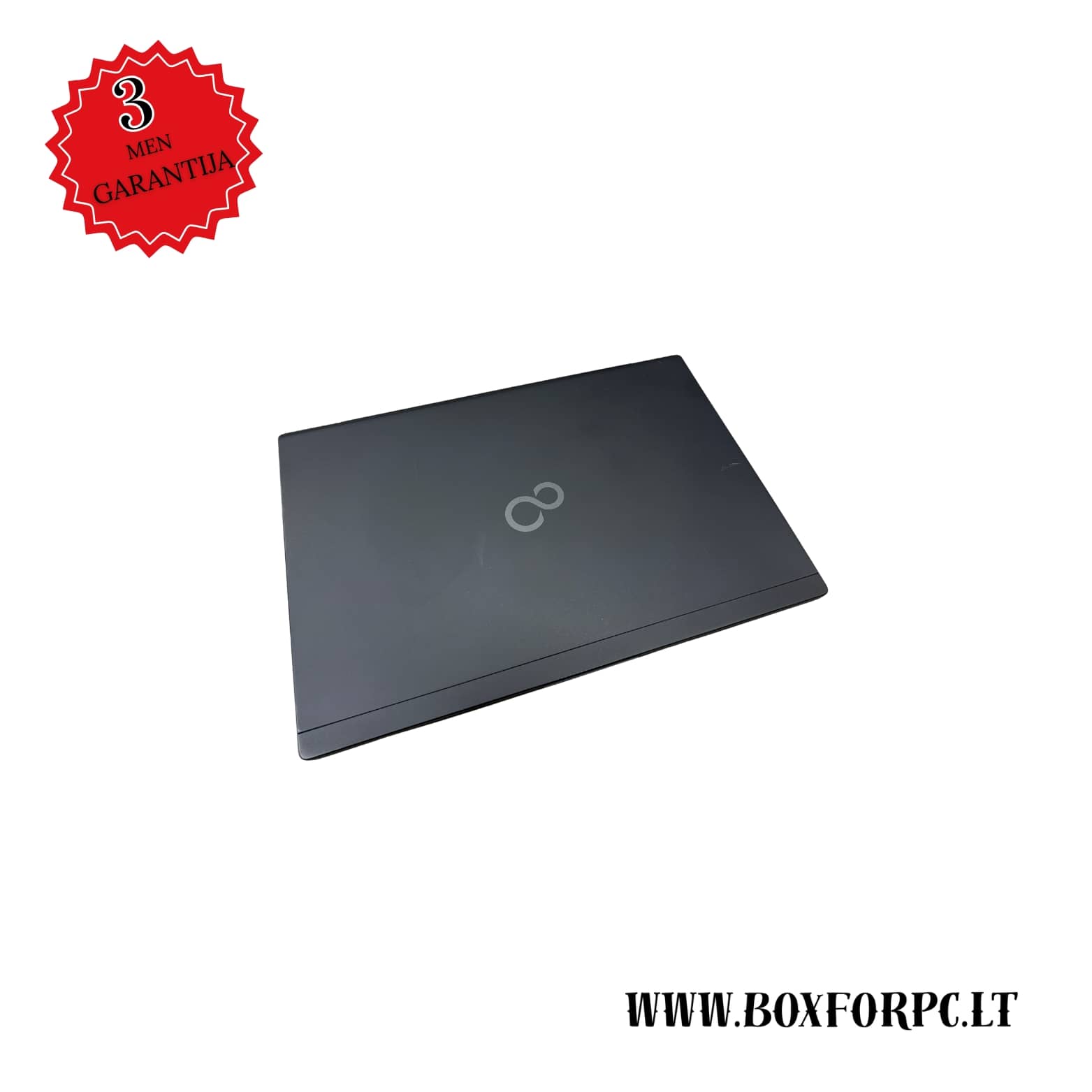 Fujitsu Lifebook U9310 uždarytas nešiojamas kompiuteris, juodas korpusas, atnaujintas