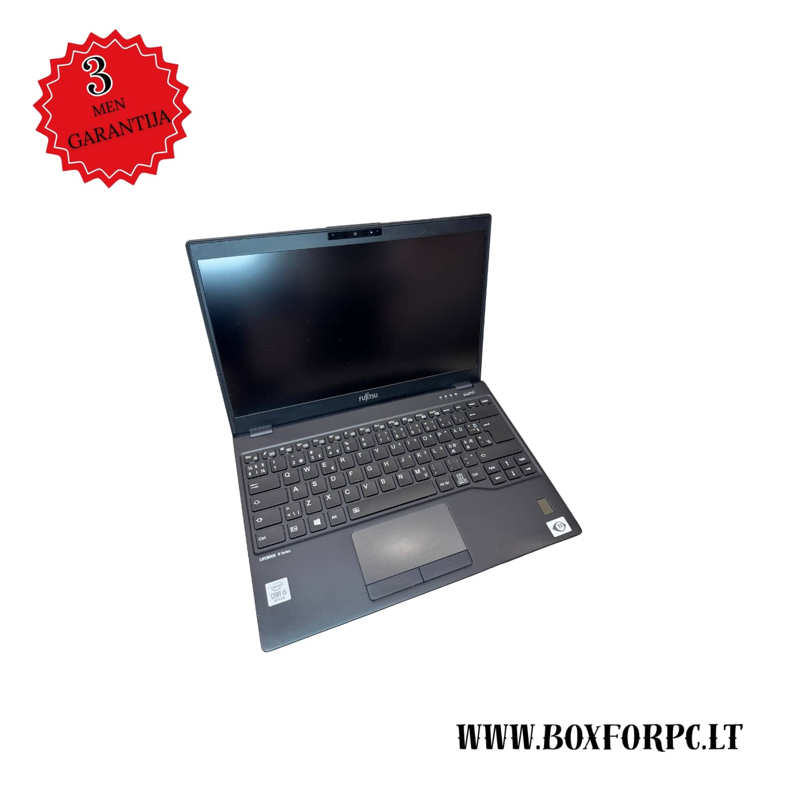 Fujitsu Lifebook U9310 atidarytas nešiojamas kompiuteris 13.3″ su i5, 16GB RAM, 180GB SSD
