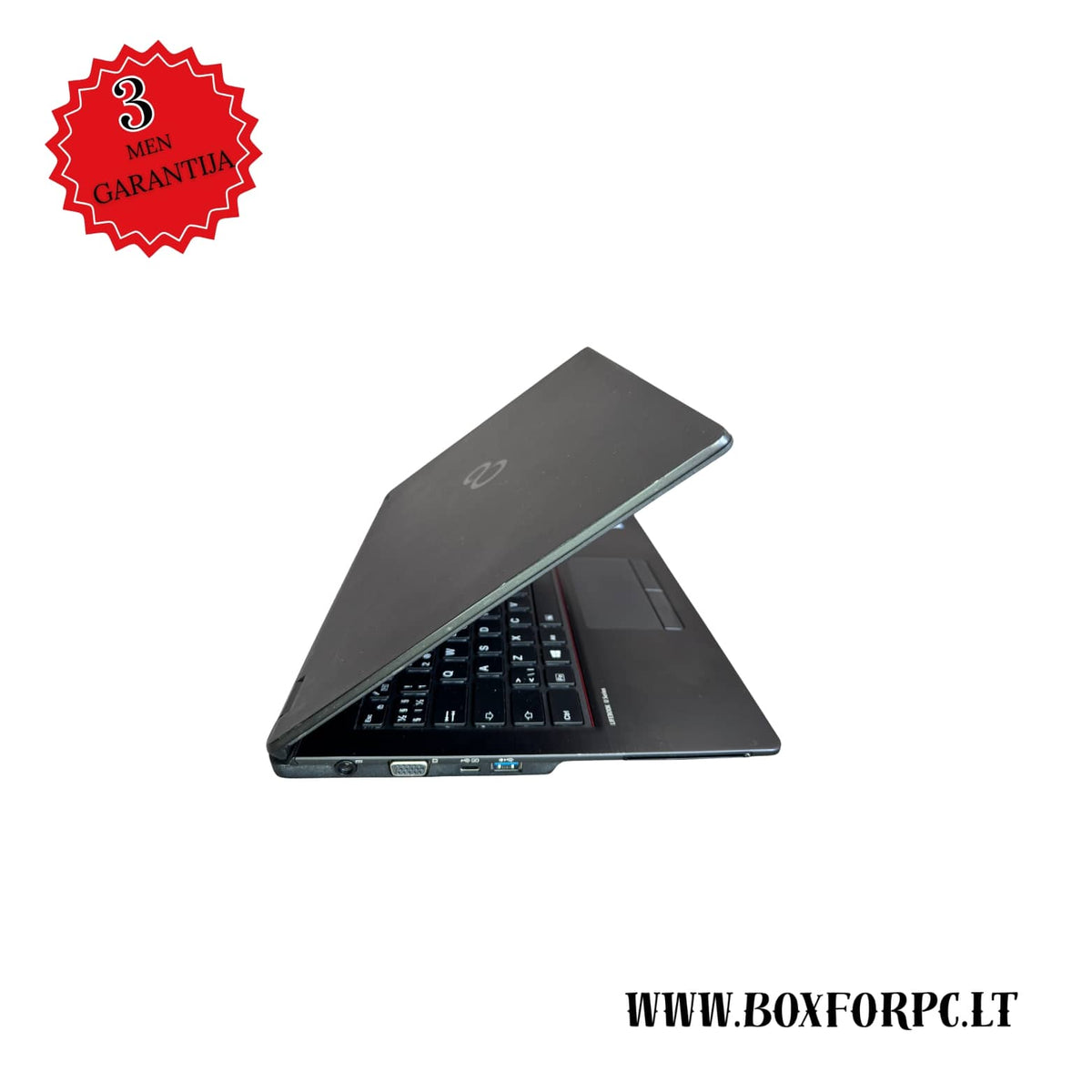 Fujitsu LifeBook U748 dešinė pusė, USB ir audio jungtys
