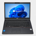 Fujitsu LifeBook E5411 i5-1135G7 nešiojamas kompiuteris atidarytas, 14 colių Full HD ekranas