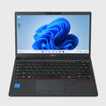 Fujitsu LifeBook E5412 i5-1235U nešiojamas kompiuteris atidarytas, 14 colių Full HD ekranas
