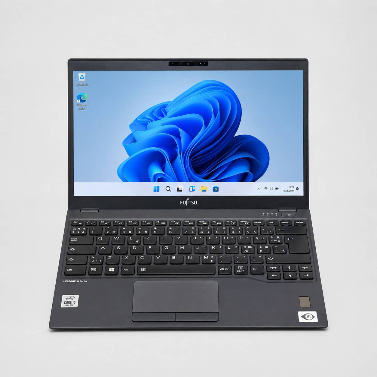 Fujitsu Lifebook U9310 atidarytas nešiojamas kompiuteris 13.3″ su i5, 16GB RAM, 180GB SSD