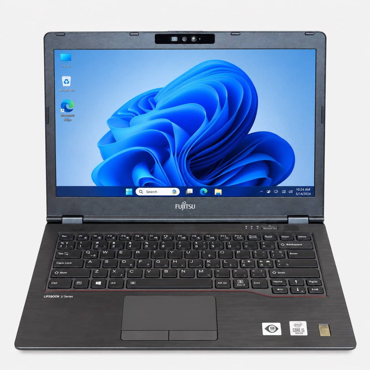 Fujitsu LIFEBOOK U7410 i5-10210U atidarytas, 14 colių ekranas