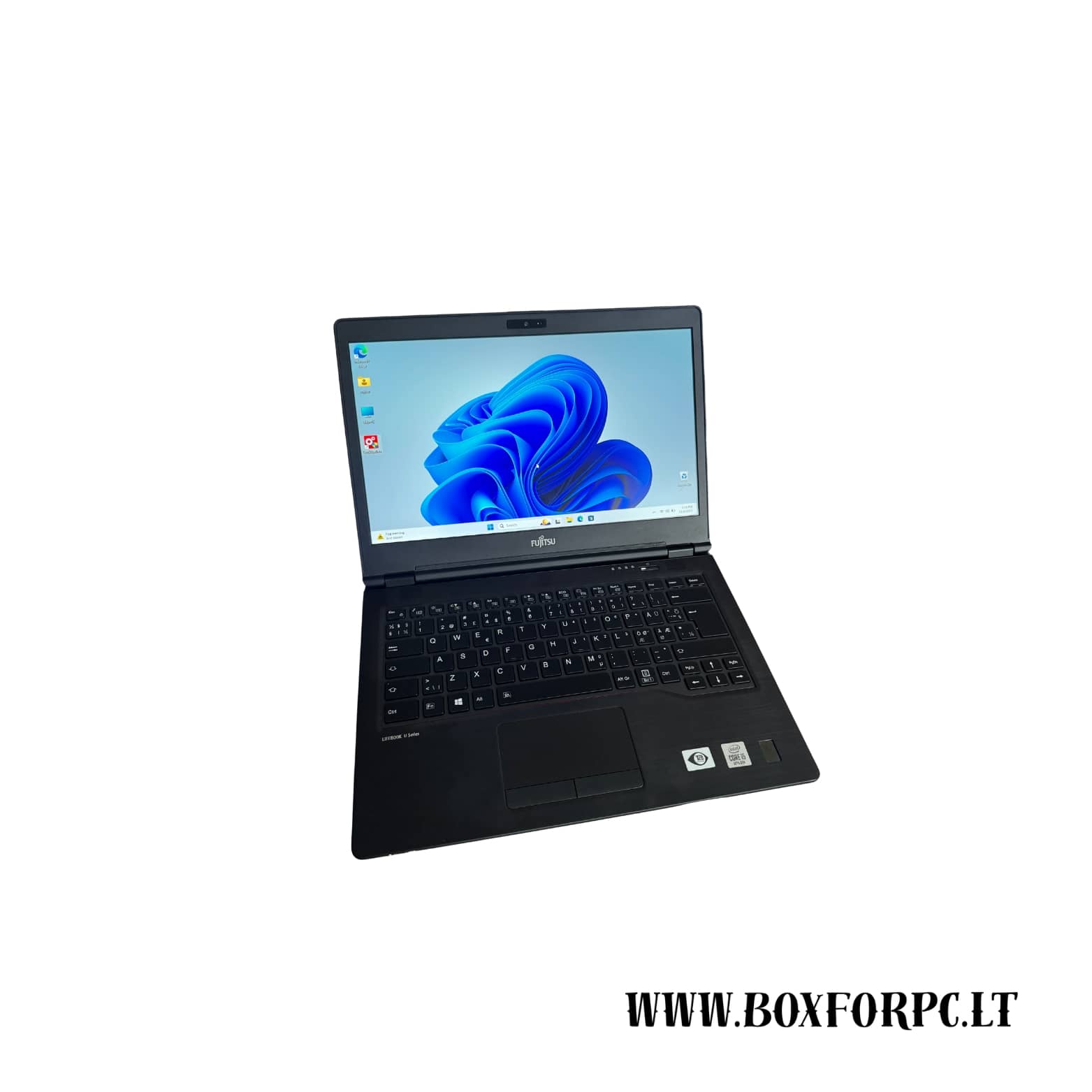 Fujitsu LifeBook U7410 | i5-10210U | 8GB RAM | 128GB SSD | Windows 11 | Verslo klasės nešiojamas kompiuteris|SU DEFEKTU|