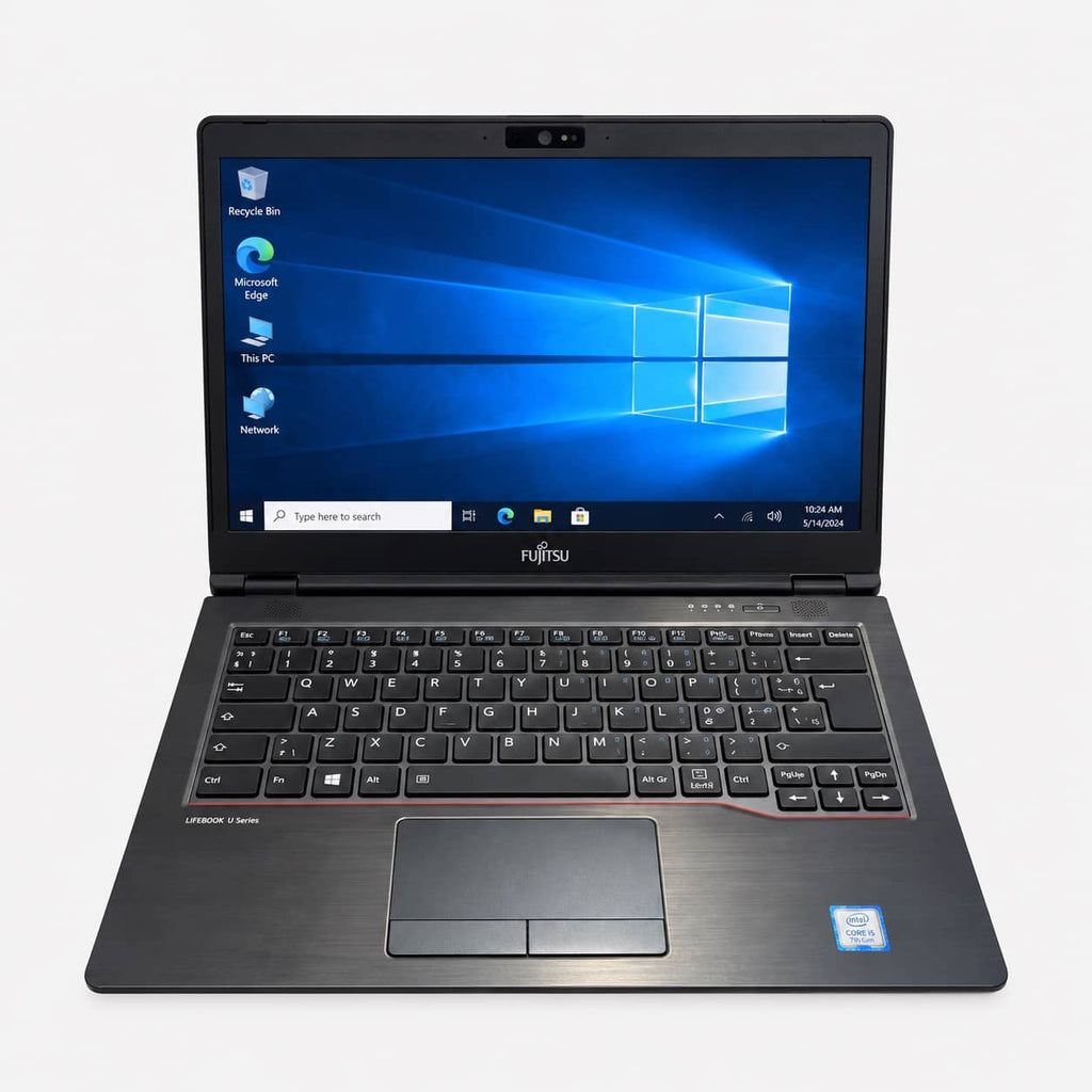 Fujitsu LIFEBOOK U748 Intel Core i7-8550U su 14 colių Full HD ekranu.
