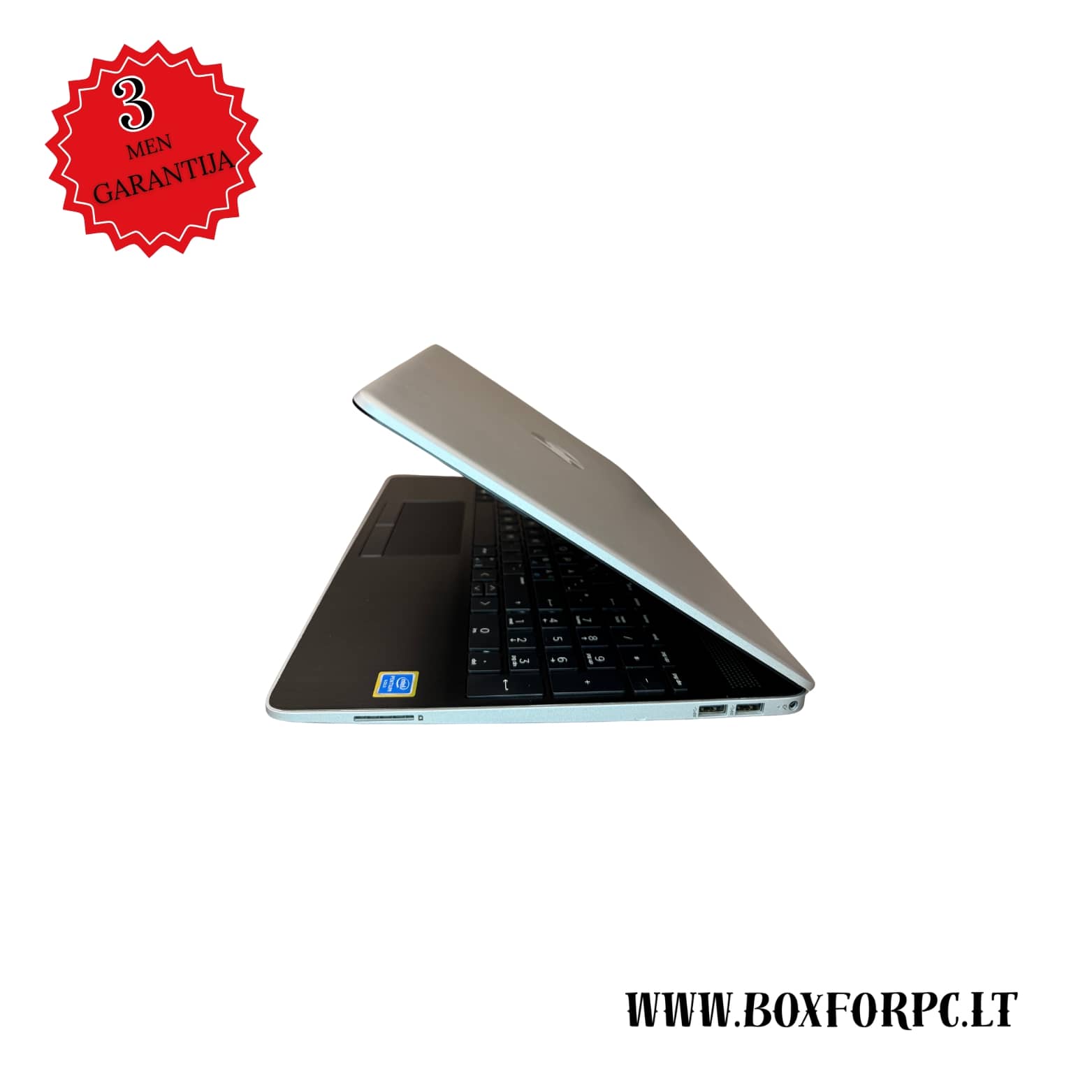 HP 15-dv0018no kairė pusė su USB 2 vnt