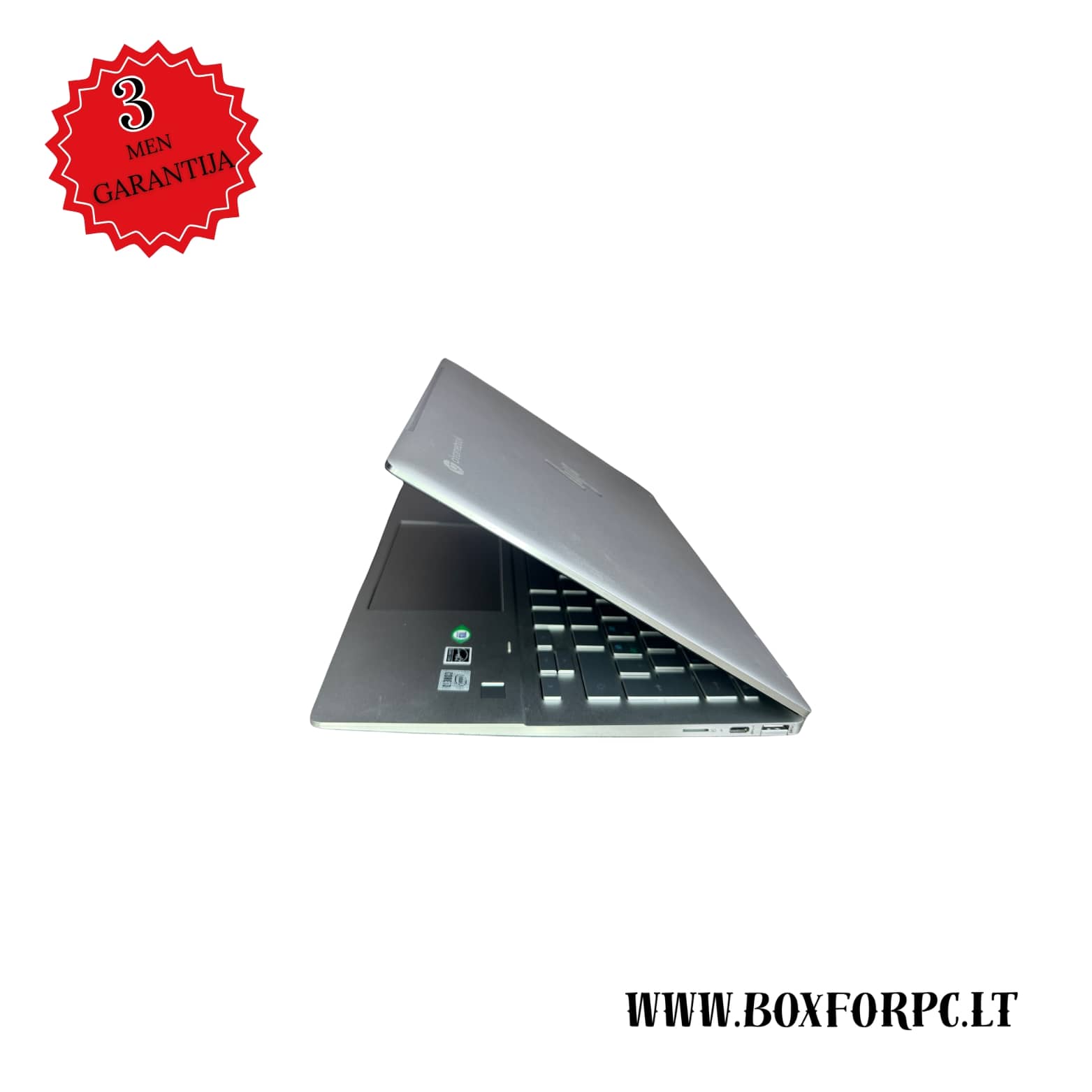 HP Chromebook C1030 kairė pusė su USB