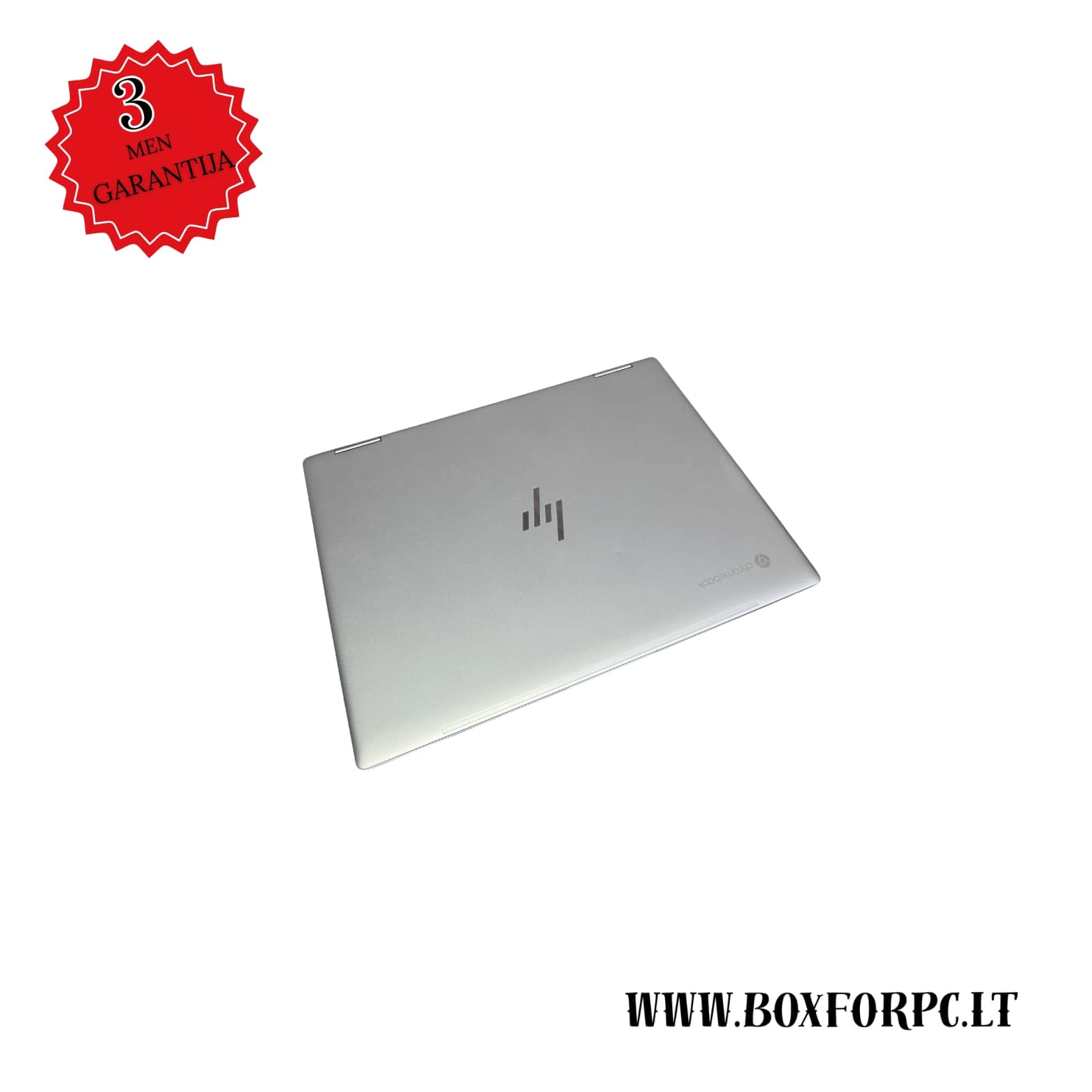 HP Chromebook C1030 uždarytas nešiojamas kompiuteris, aliuminio korpusas, atnaujintas