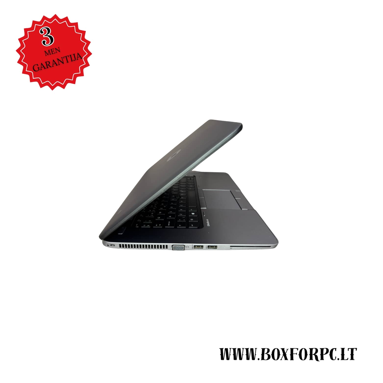 HP EliteBook 850 G2 dešinė pusė su jungtimis