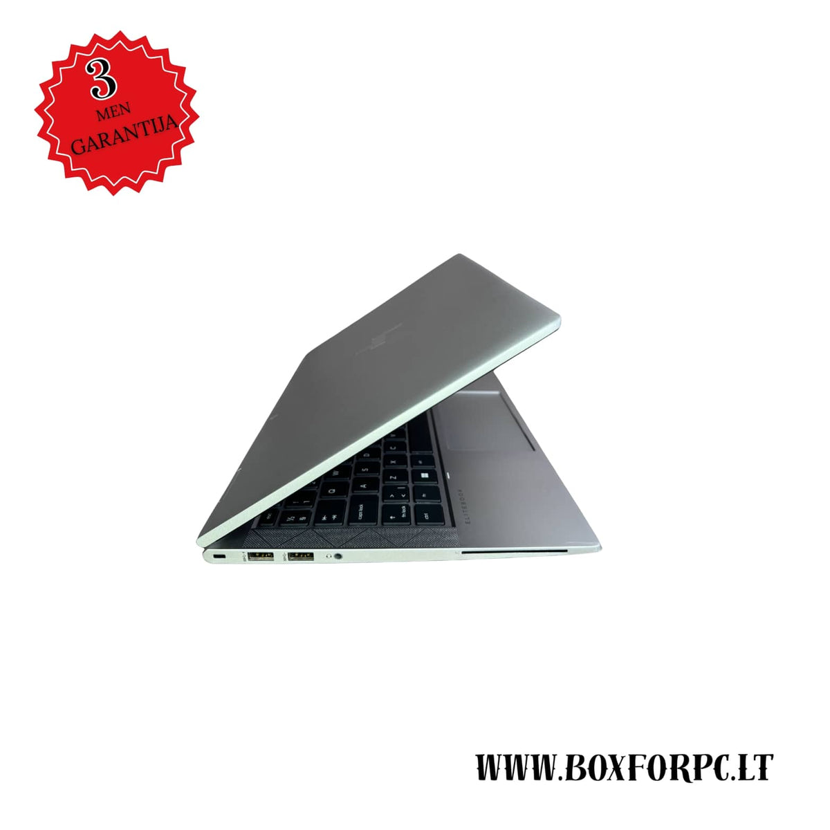 HP EliteBook x360 830 G8 dešinė pusė, USB ir audio jungtys