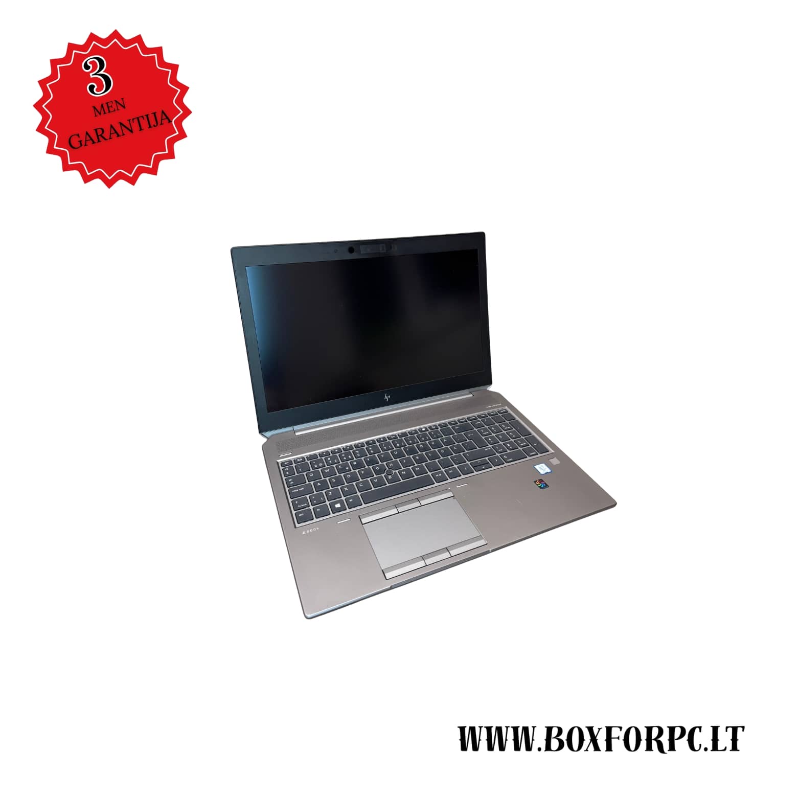 HP ZBook 15 G6 atidarytas nešiojamas kompiuteris 15.6″ su i7-9850H, 48GB RAM, 512GB SSD, Quadro T2000