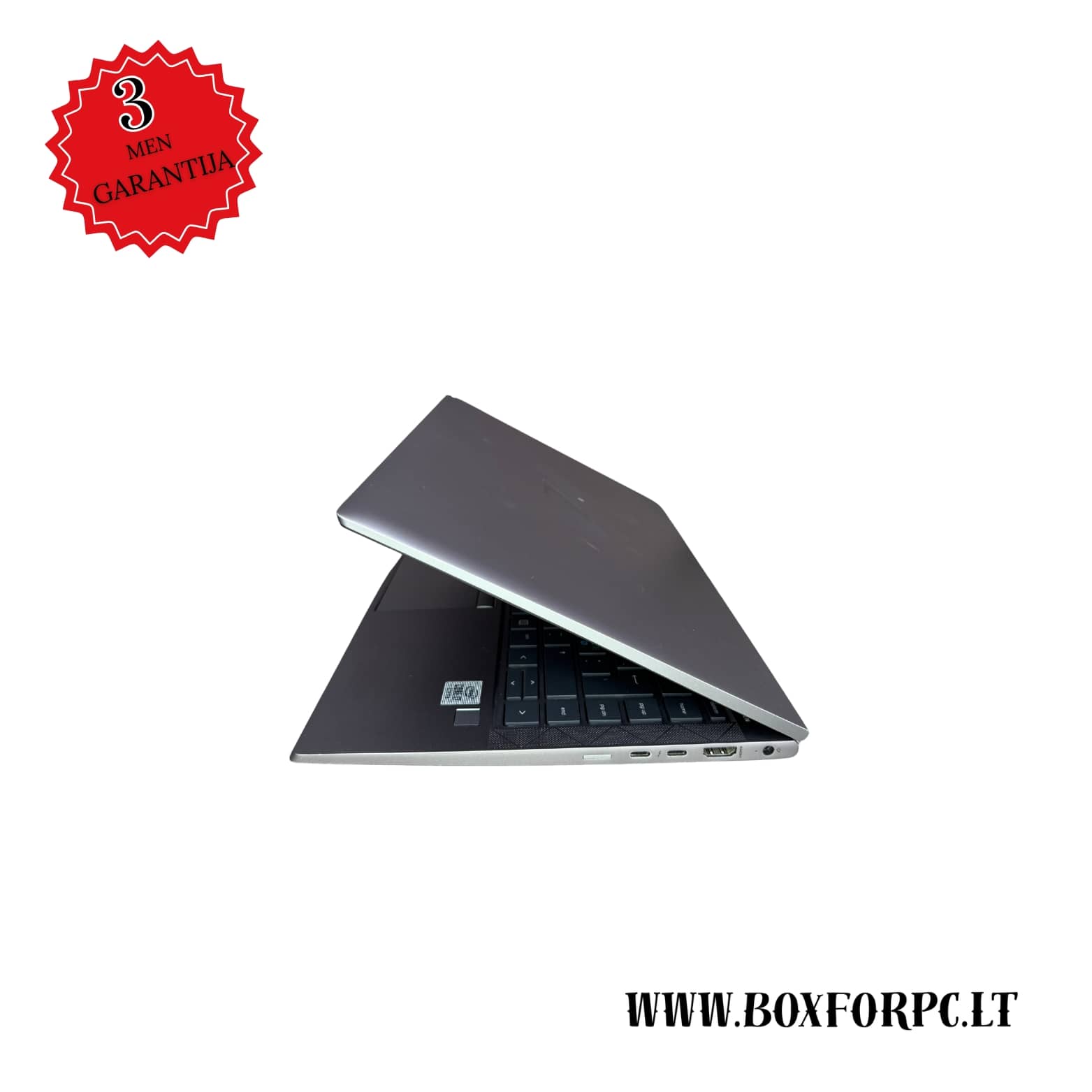 HP ZBook Firefly 14 G7 kairė pusė, USB-C ir HDMI jungtys