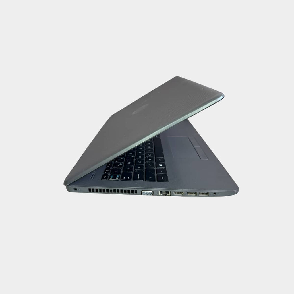HP 250 G6 i3-7020U 8GB RAM 128GB SSD – universalus nešiojamas kompiuteris, kairė pusė su jungtimis