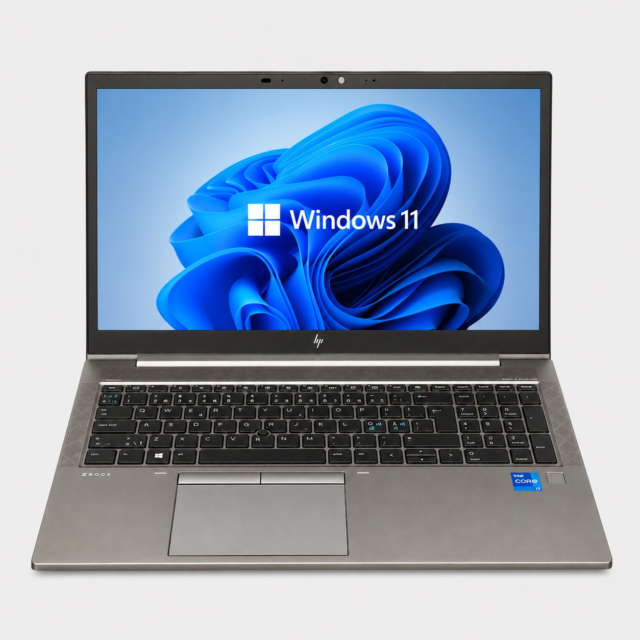HP ZBook Firefly 15 G8 i7-1165G7 nešiojamas kompiuteris atidarytas, 15.6 colių ekranas, mobilioji darbo stotis