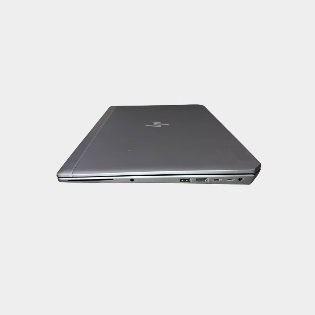 HP ZBook 15 G6 kairė pusė su USB ir HDMI jungtimis tipe c 