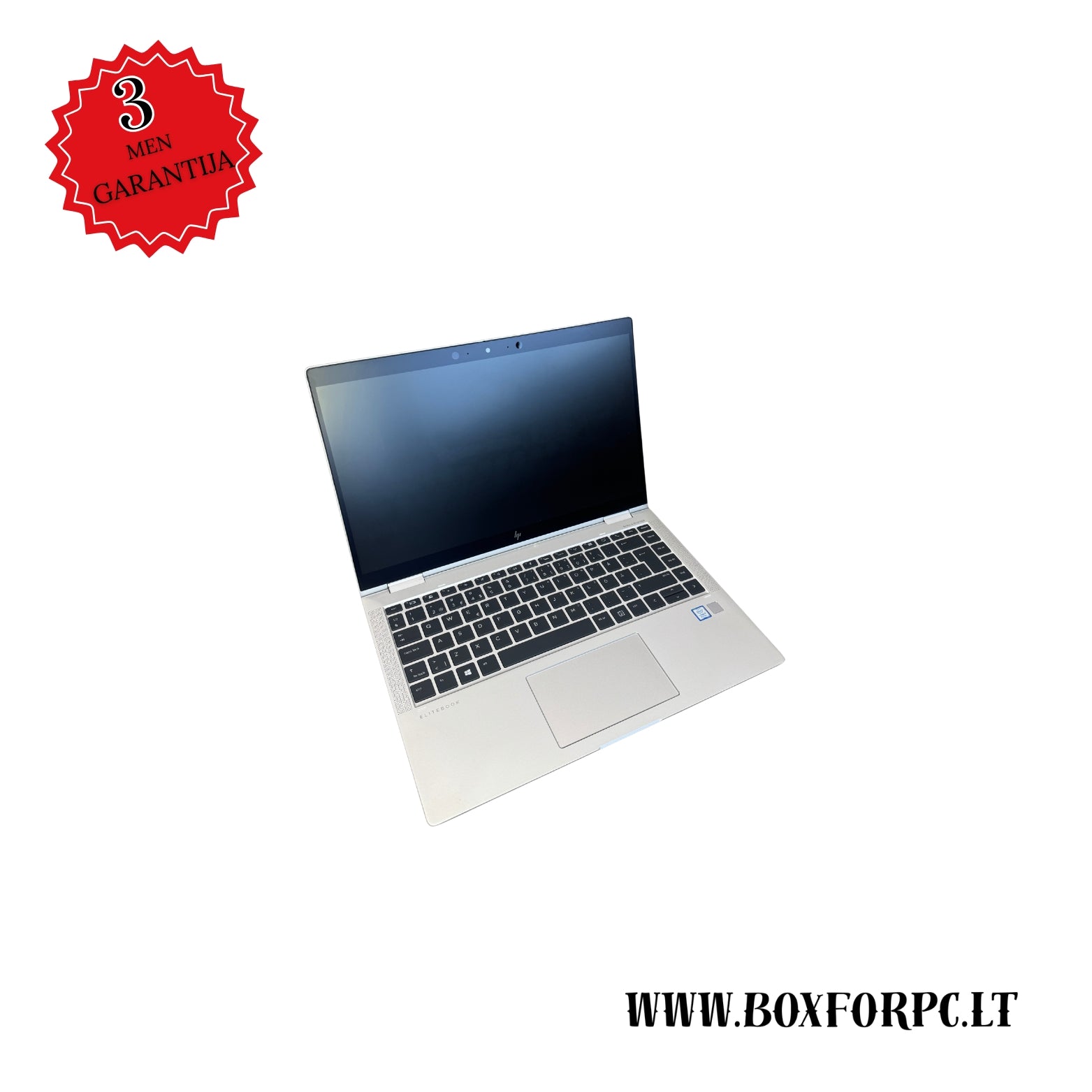 HP EliteBook x360 1040 G6 i7-8565U nešiojamas kompiuteris atidarytas, 14 colių liečiamas ekranas