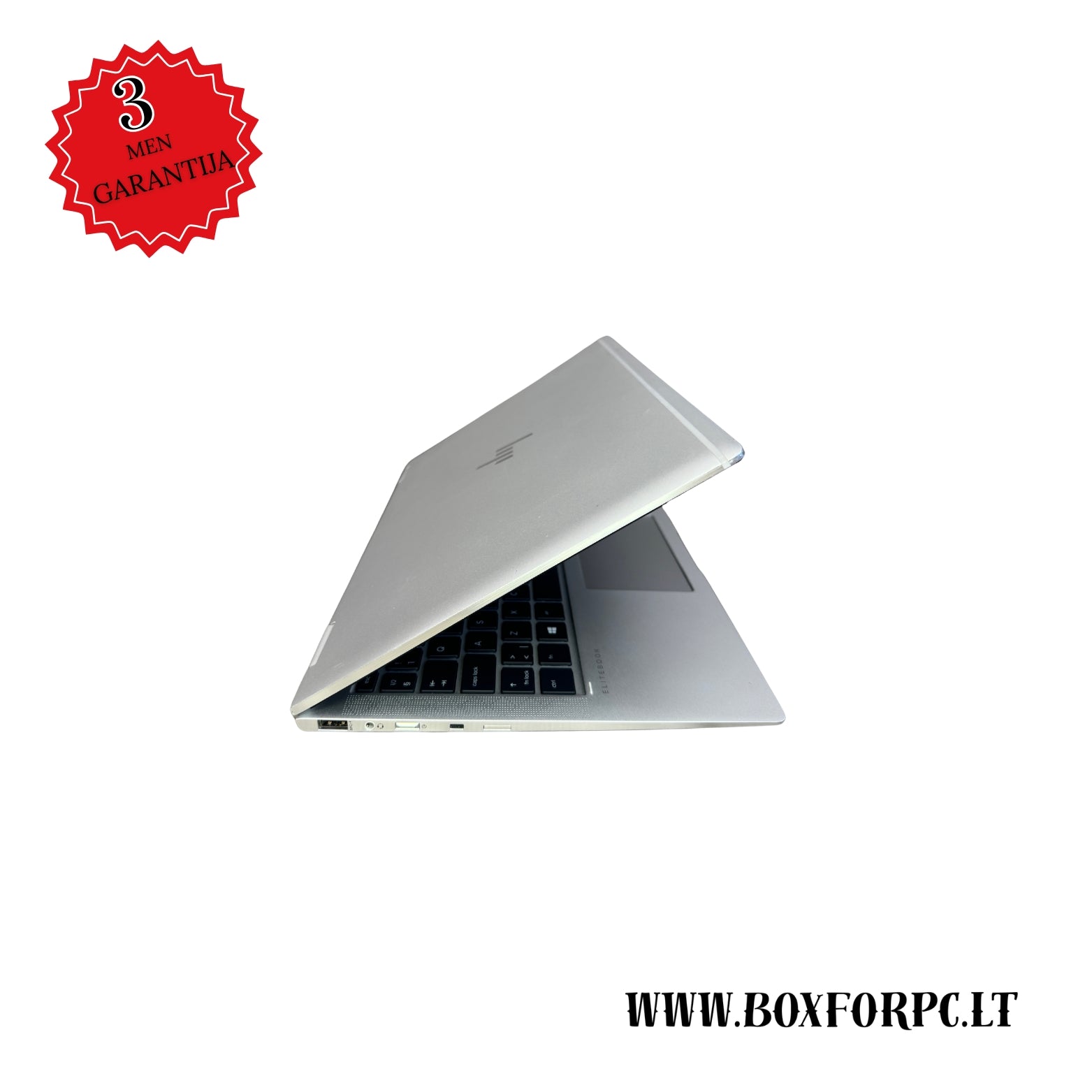 HP EliteBook x360 1040 G6 dešinė pusė, USB jungtys ir plonas korpusas