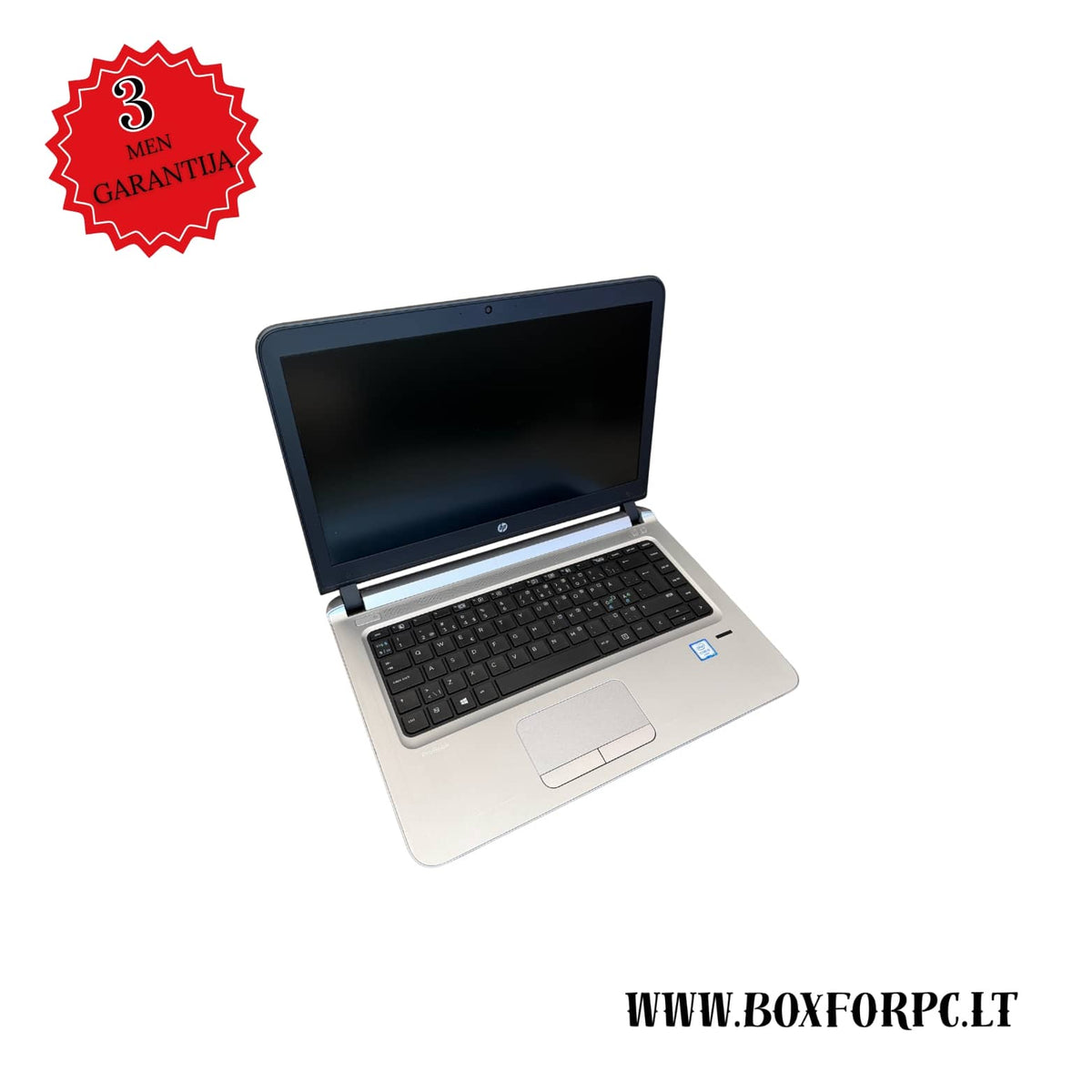 HP ProBook 440 G3 i5-6200U nešiojamas kompiuteris atidarytas, 14 colių ekranas