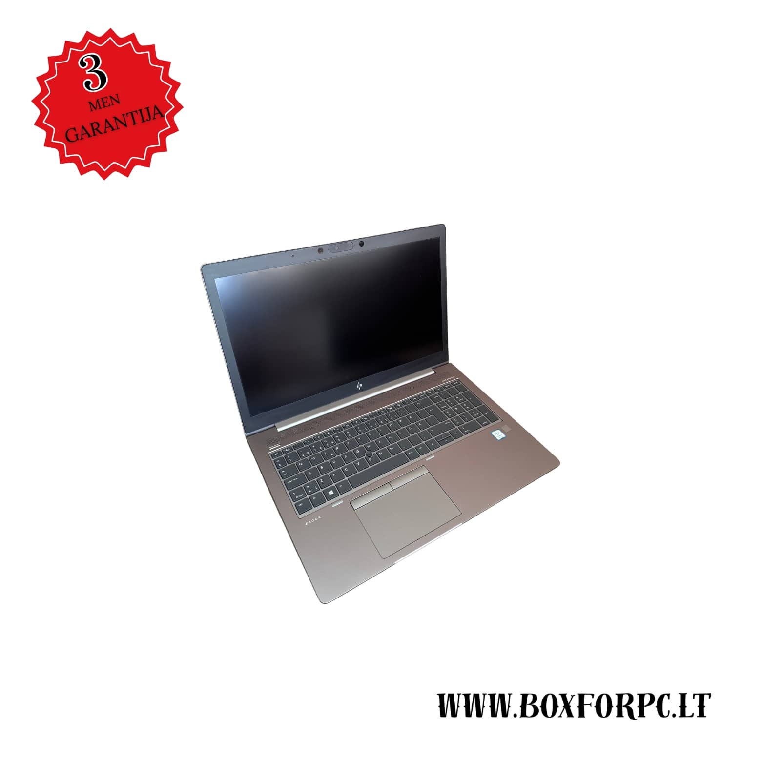HP ZBook 15u G6 i7-8665U mobilioji darbo stotis atidaryta, 15.6 colių FHD ekranas