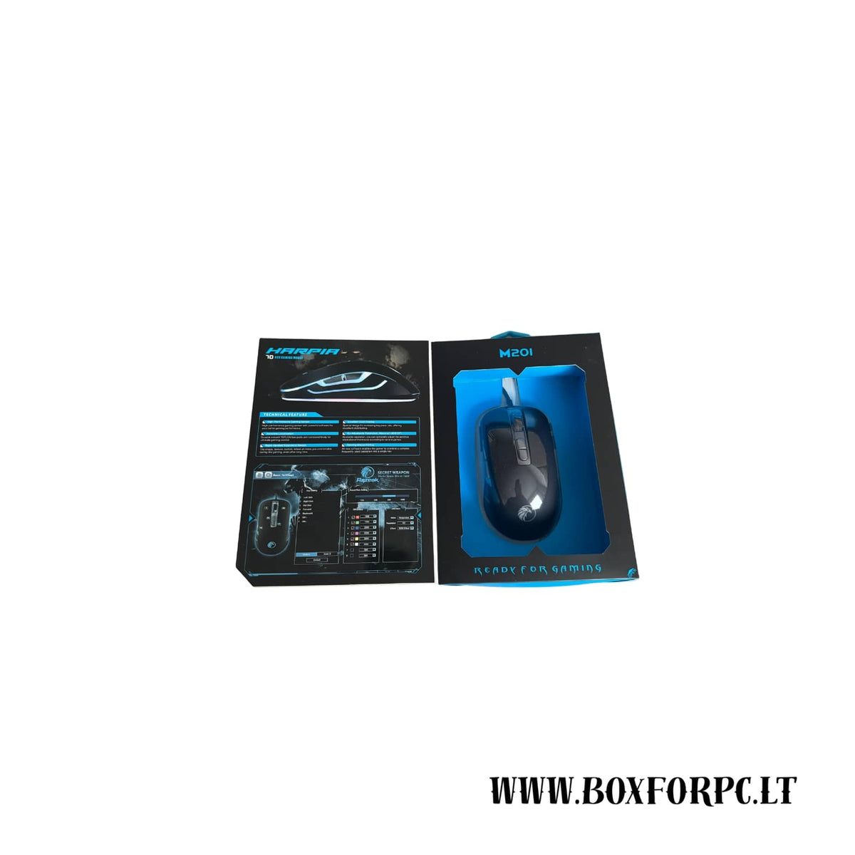 Razeak HARPIA RGB Gaming Mouse M201 | 6 mygtukai |