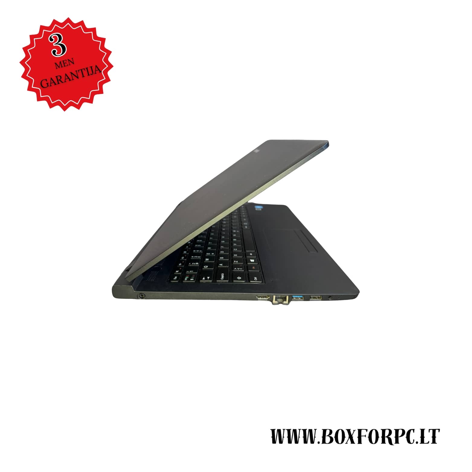 Lenovo B50-10 kairės pusės jungtys su USB ir HDMI
