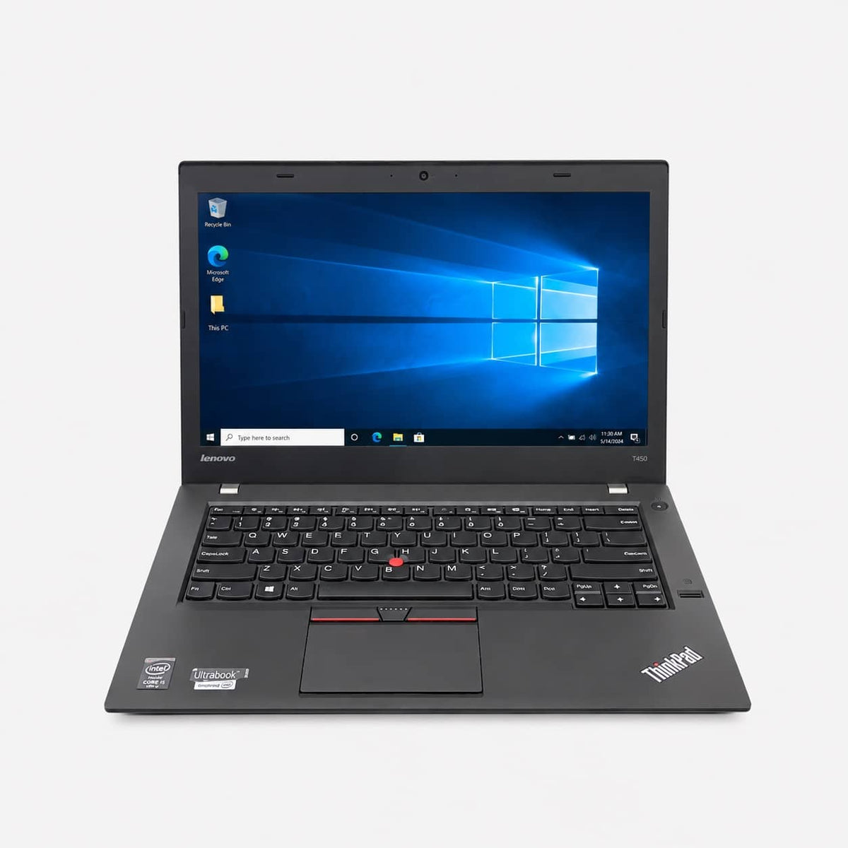 Lenovo ThinkPad T450 i7-5600U atidarytas, 14 colių ekranas