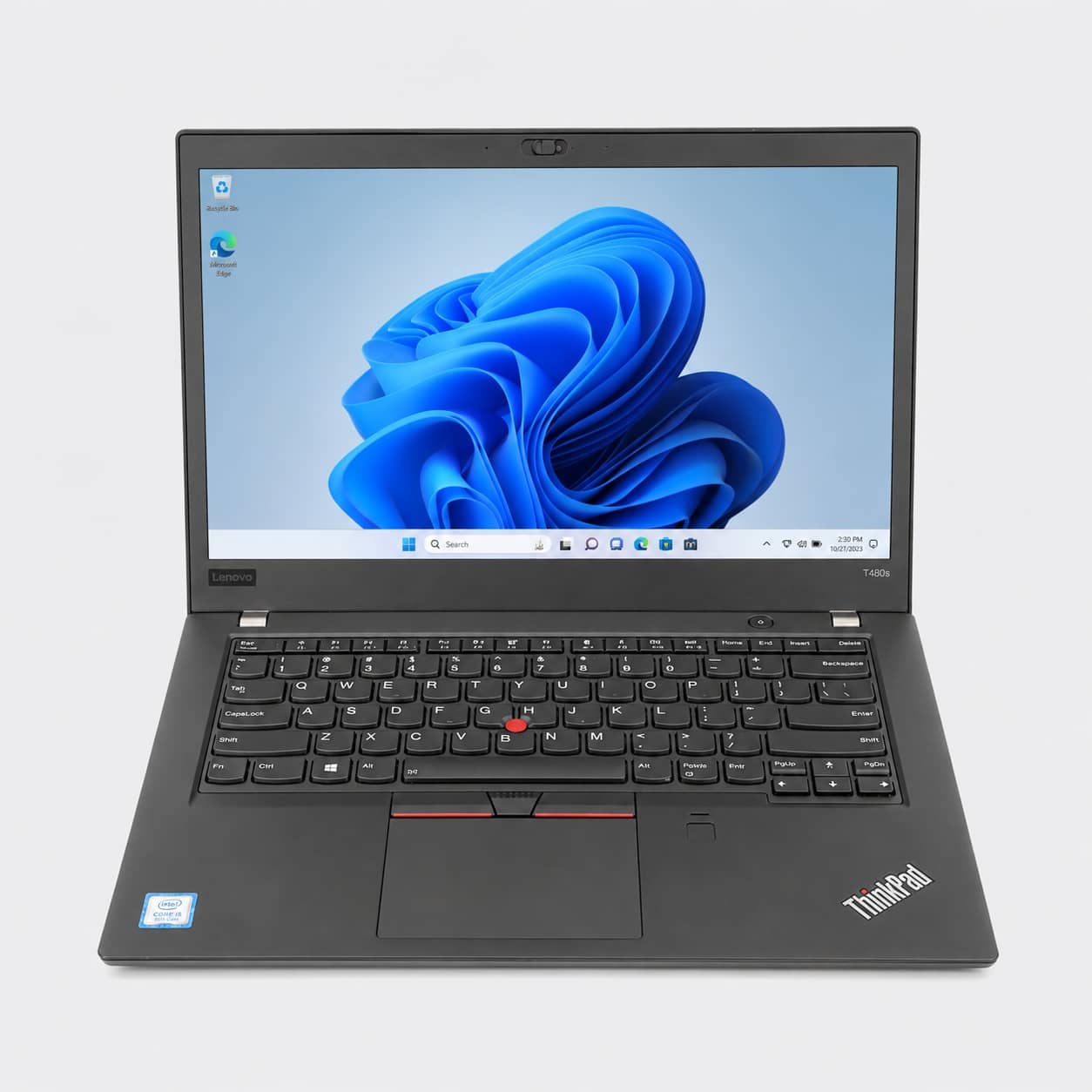 Lenovo ThinkPad T480s i7-8650U atidarytas, 14 colių FHD lietimui jautrus ekranas