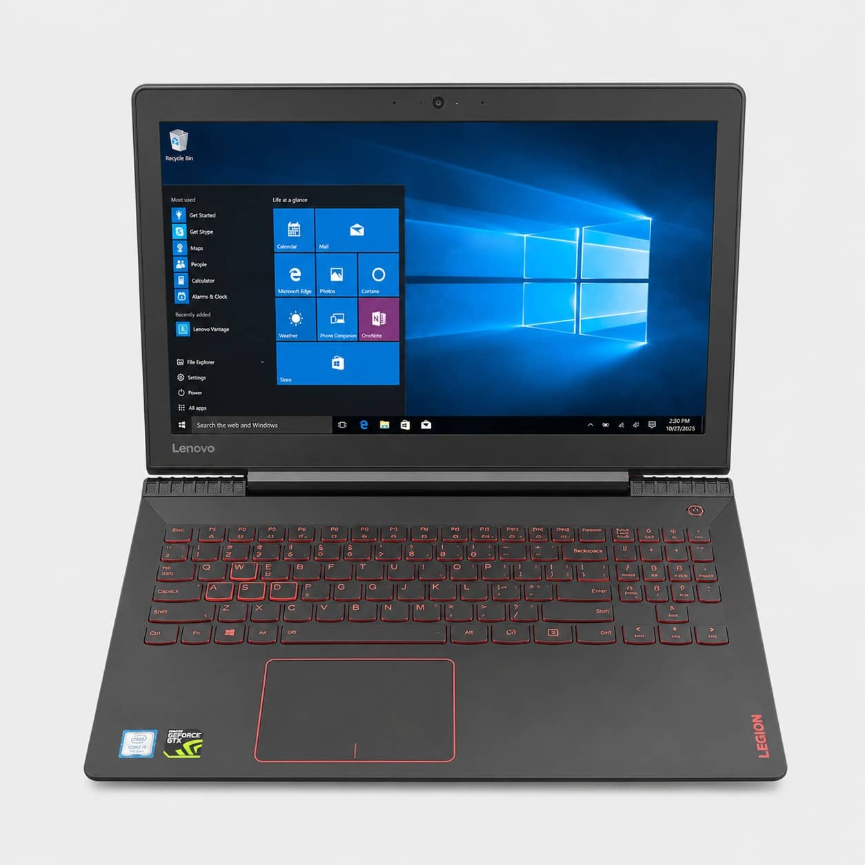 Lenovo Legion Y520 i5-7300HQ atidarytas, 15.6 colių FHD ekranas