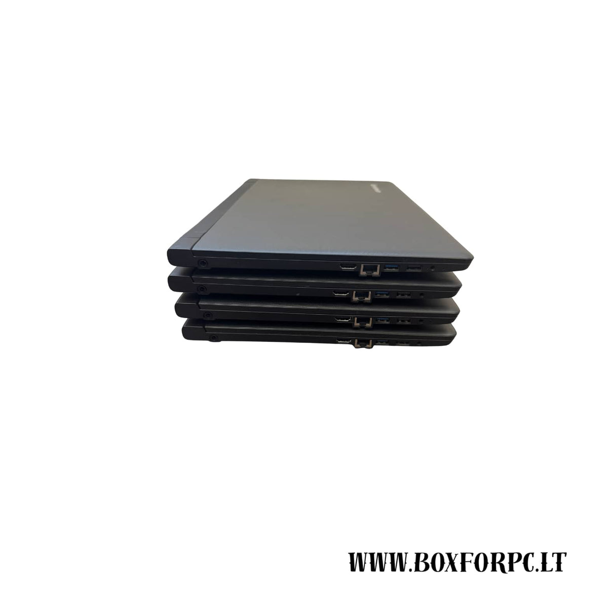 Комплект из 4 ноутбуков Lenovo B50-10 с процессором Celeron N2840, 4–8 ГБ оперативной памяти и SSD-накопителем 128 ГБ. 