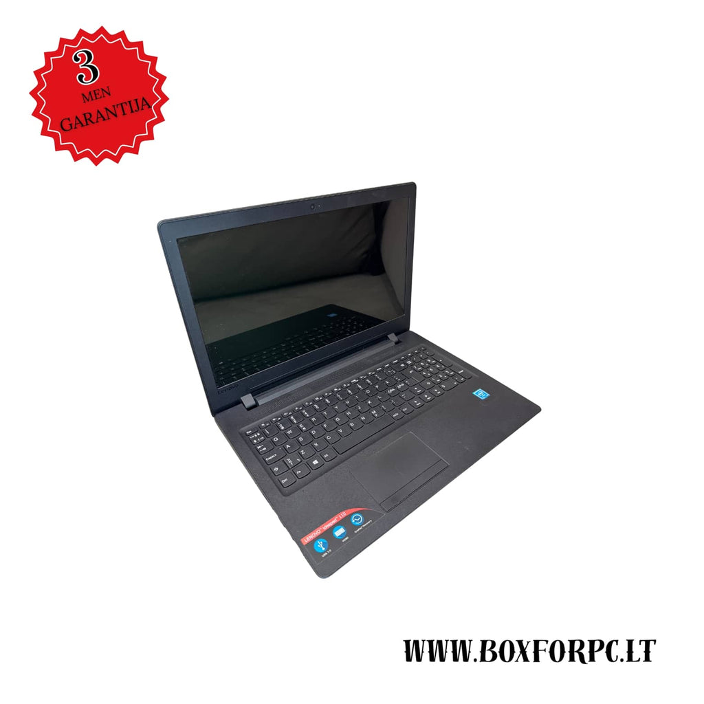 Lenovo IdeaPad 110-15IBR atidarytas nešiojamas kompiuteris 15.6″ su Pentium N3060, 8GB RAM, 128GB SSD, Windows 10
