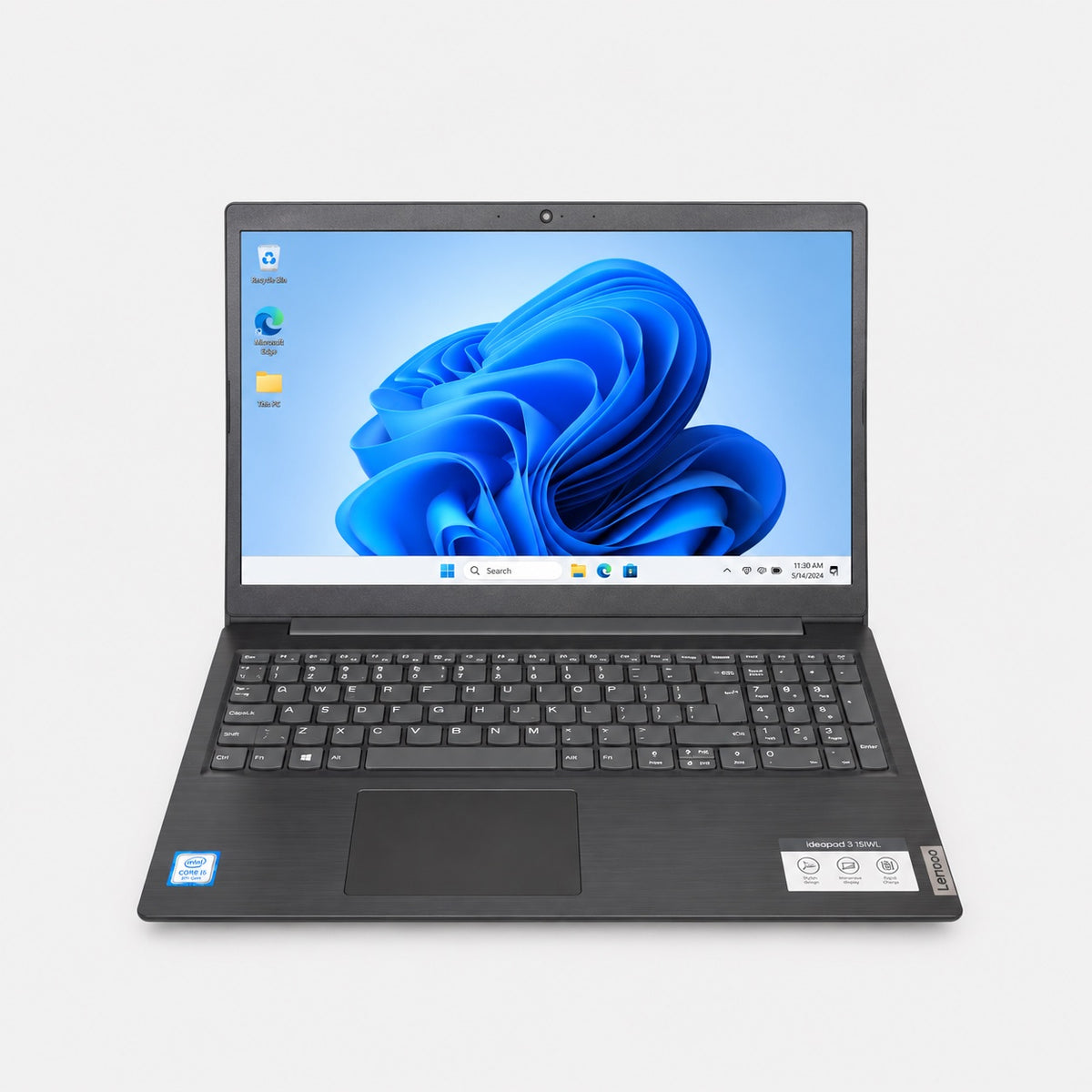 Lenovo IdeaPad S145-15IWL i5-8265U atidarytas, 15.6 colių ekranas