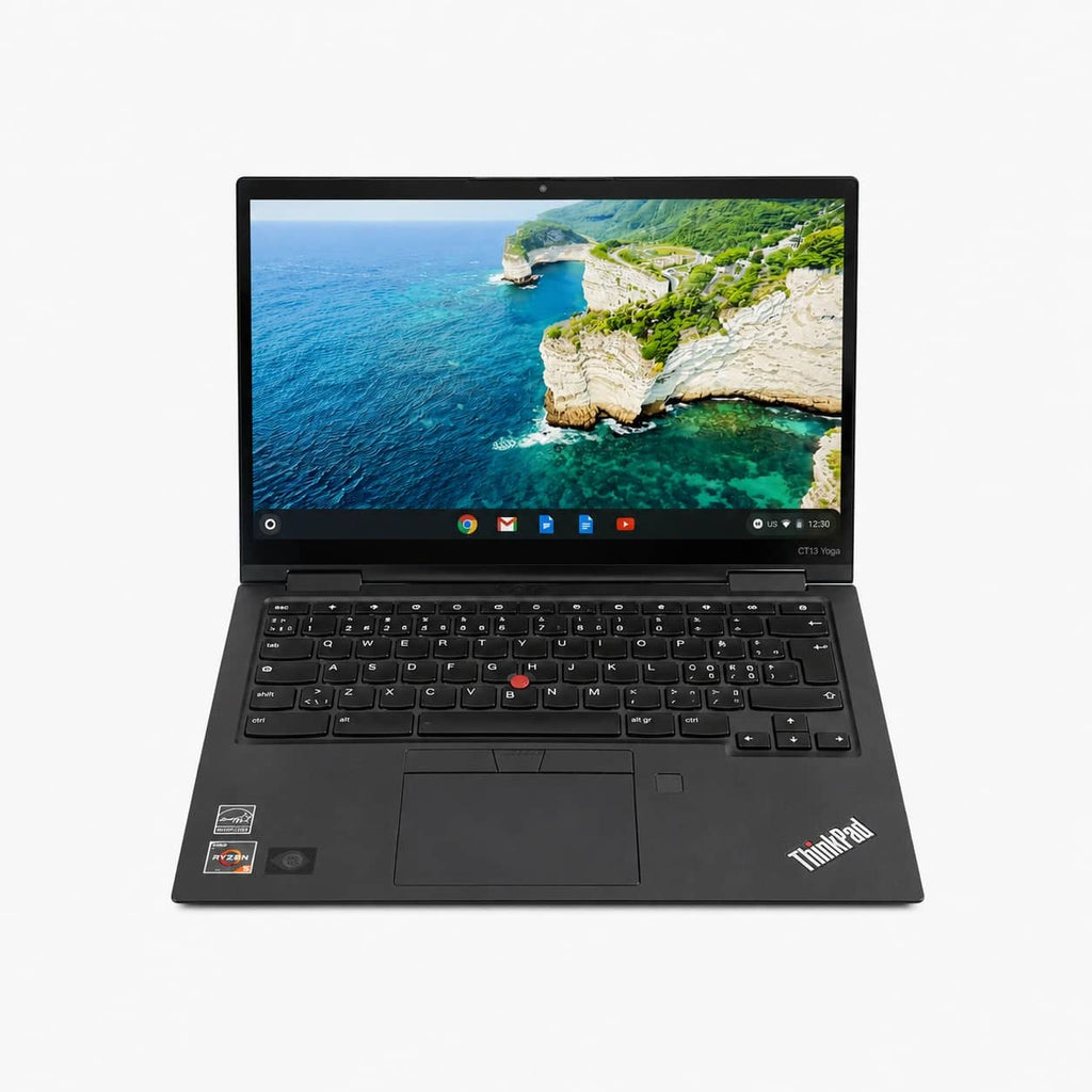 Lenovo ThinkPad C13 Yoga Chromebook Ryzen 5 3500C atidarytas, 13.3 colių IPS touchscreen ekranas