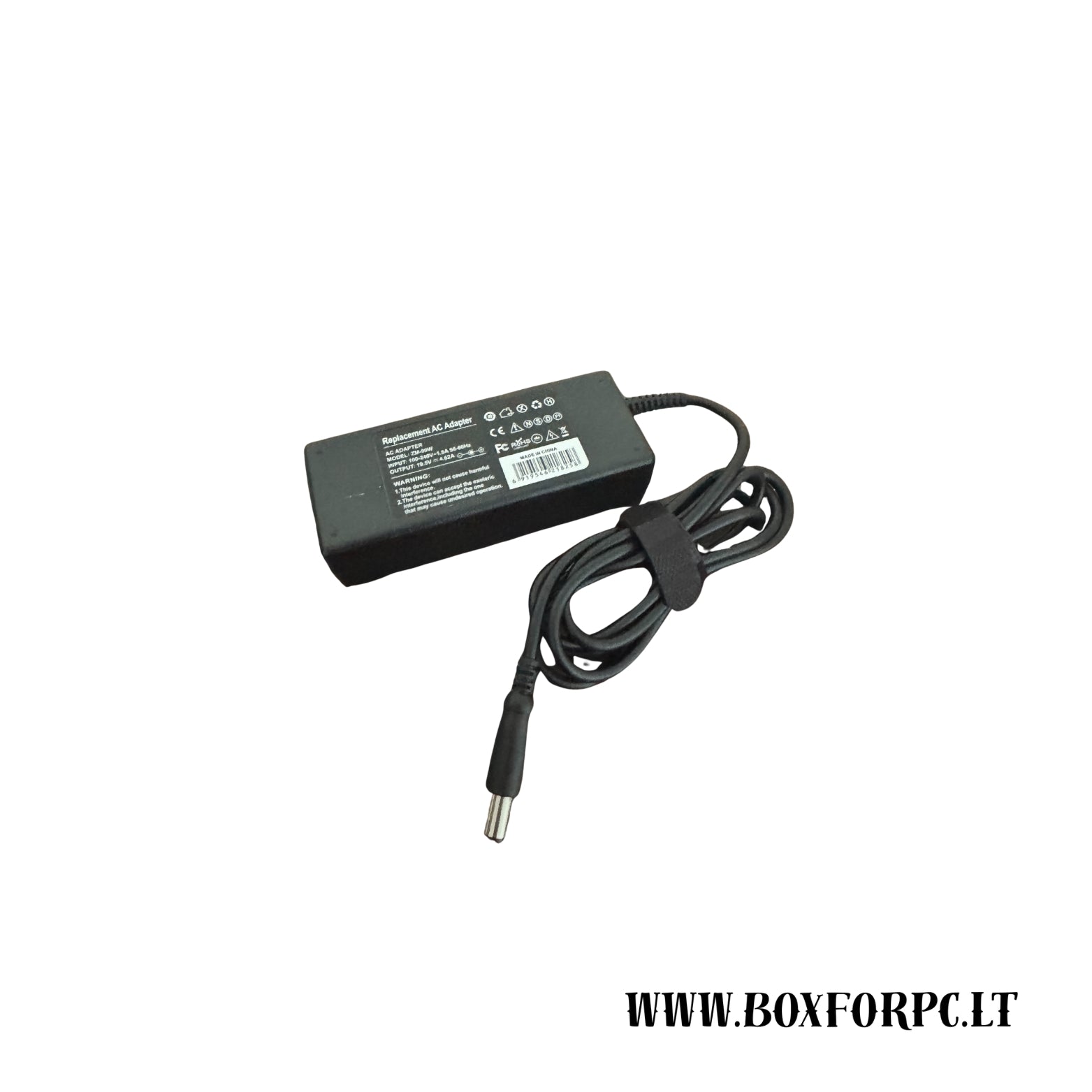Dell Pakrovėjas 7.4 × 5.0 mm 90W | Įkroviklis Dell nešiojamam kompiuteriui