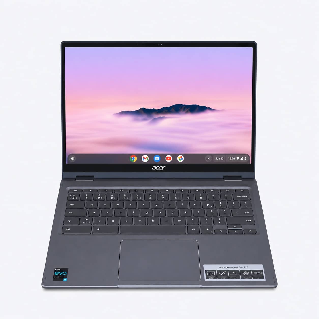Acer Chromebook Spin 713 i5 11 kartos atidarytas, 13.5 colių QHD lietimui jautrus ekranas