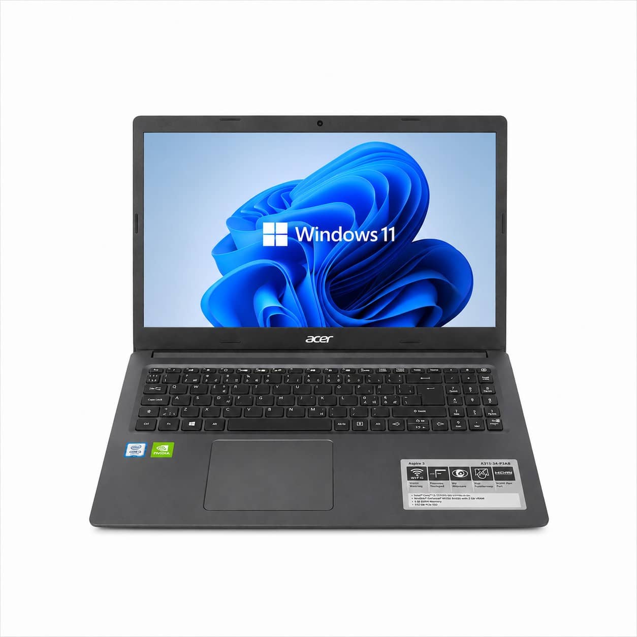Acer Aspire 3 A315-55KG-38U9  atidarytas