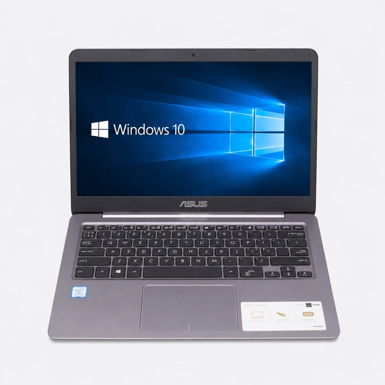 ASUS S410U atidarytas nešiojamas kompiuteris 14″ FHD su i3-7020U, 8GB RAM, 128GB SSD + 320GB HDD